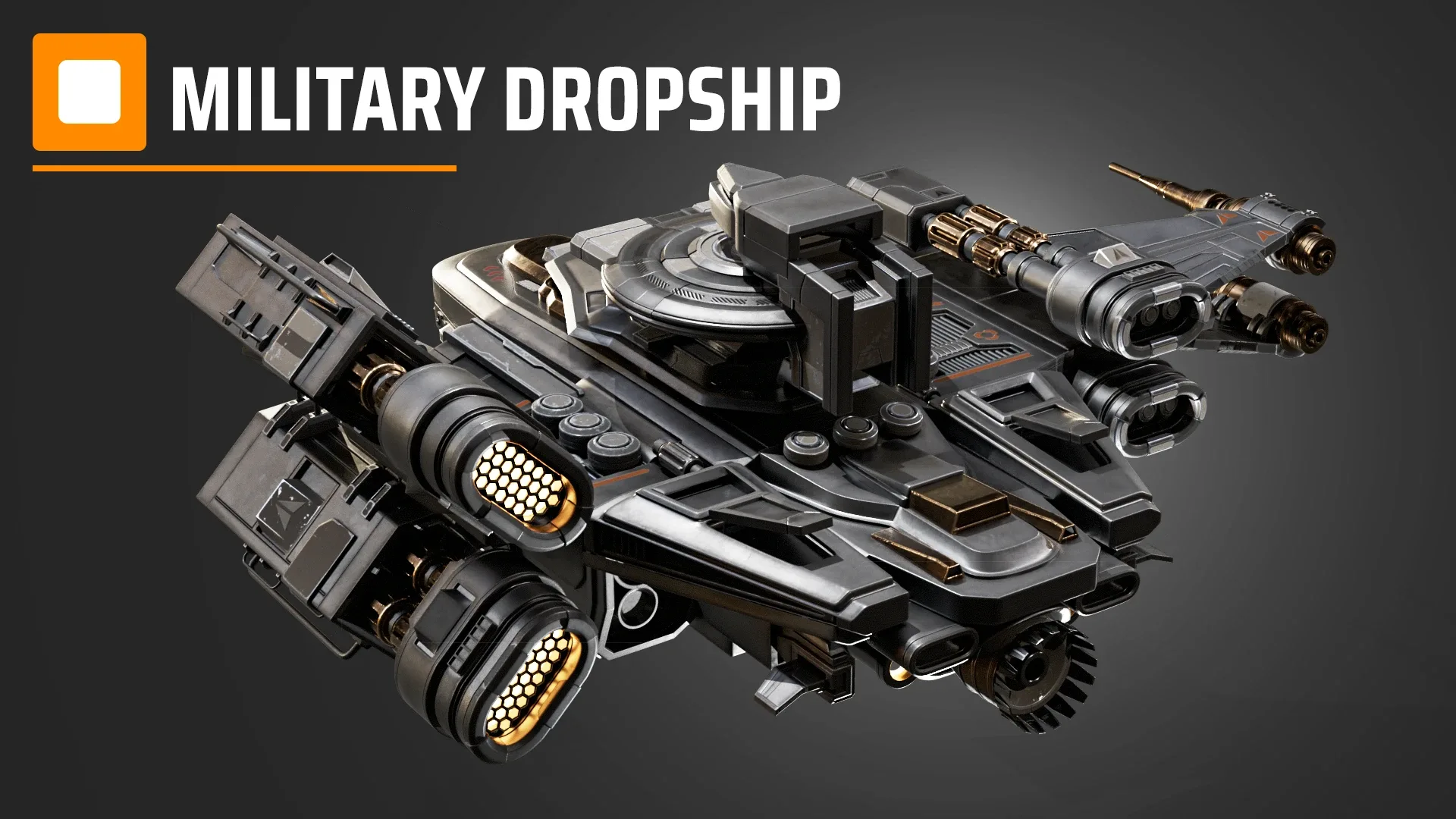 military dropship