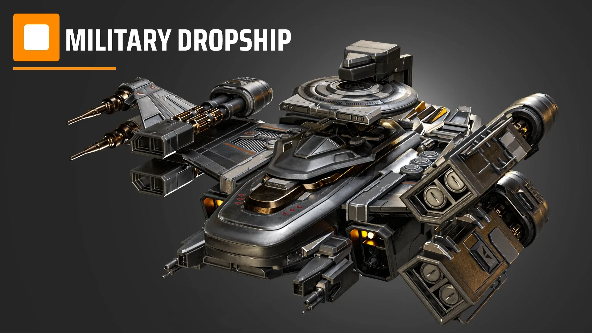 military dropship