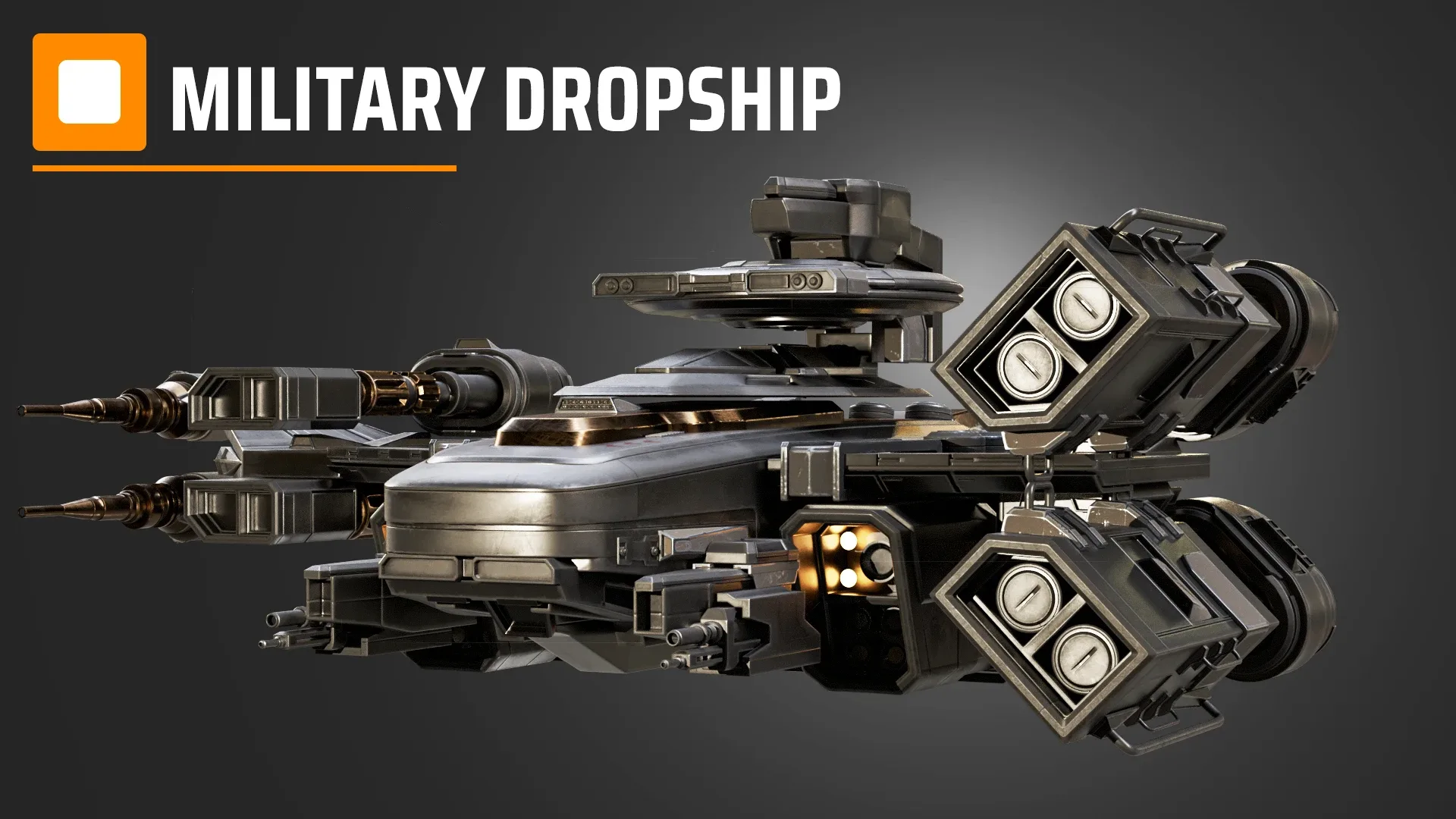 military dropship