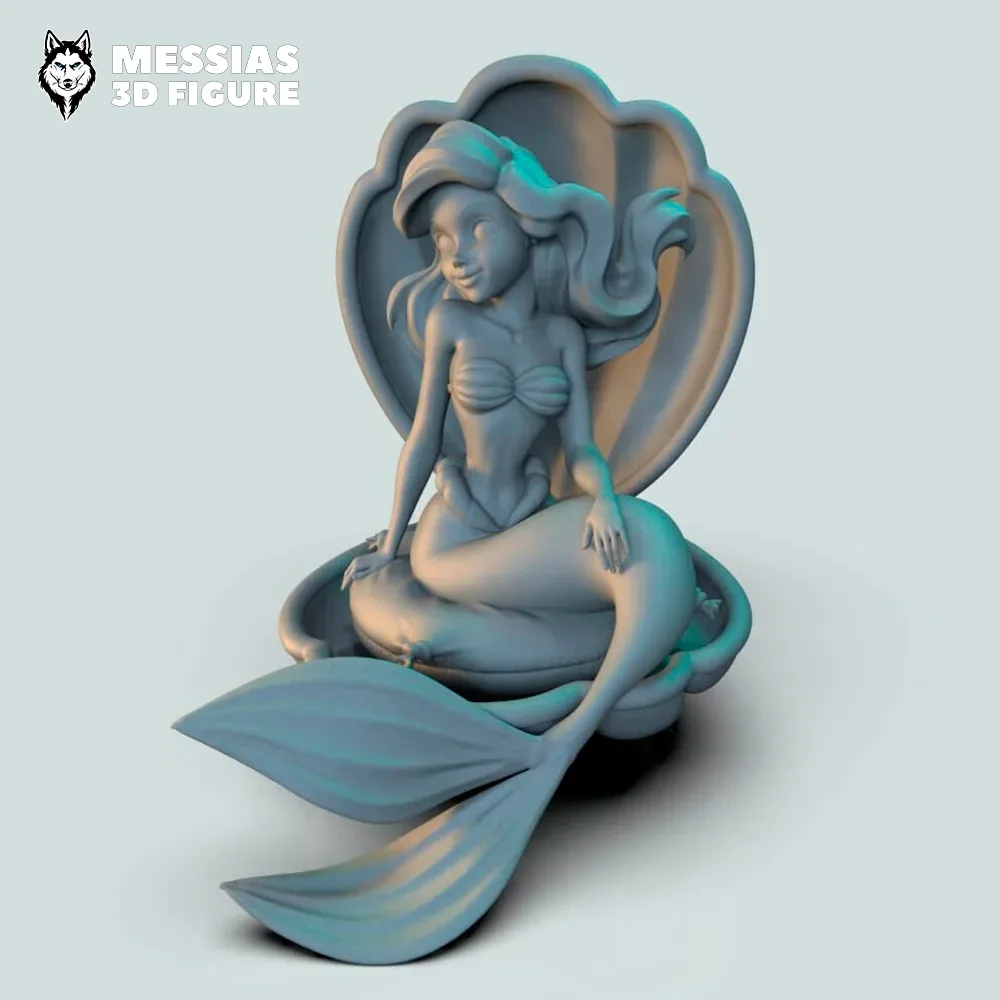 Classic Little Mermaid Figure 3D Print Model