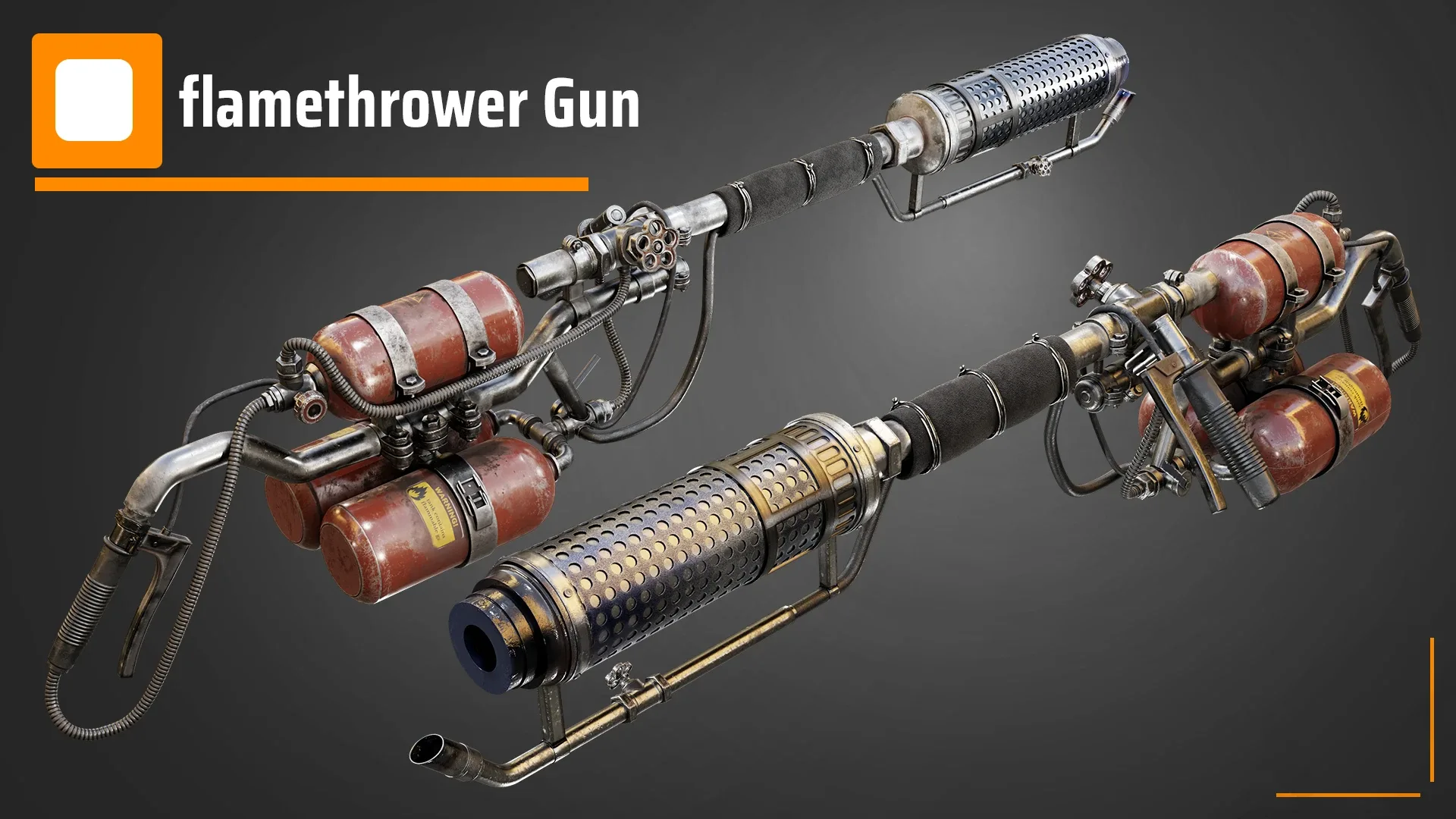 Flamethrower gun