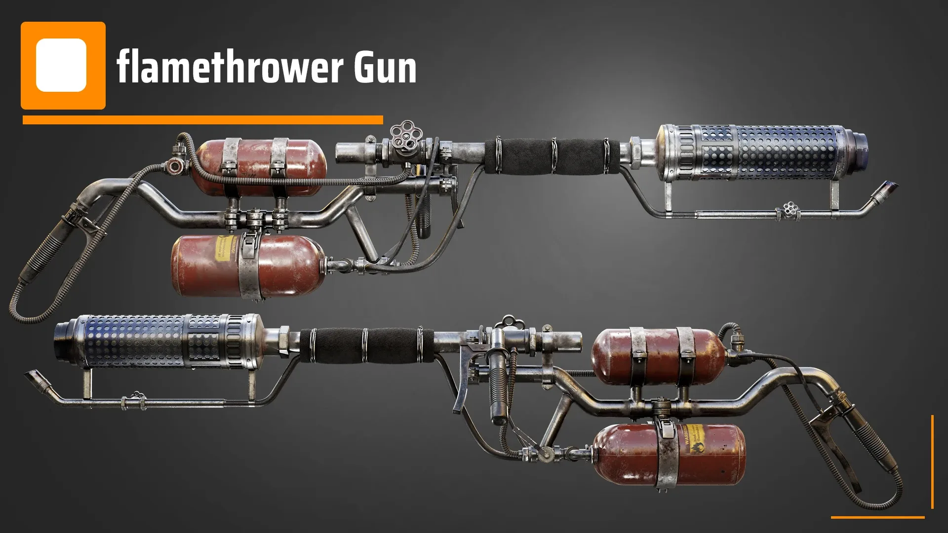 Flamethrower gun