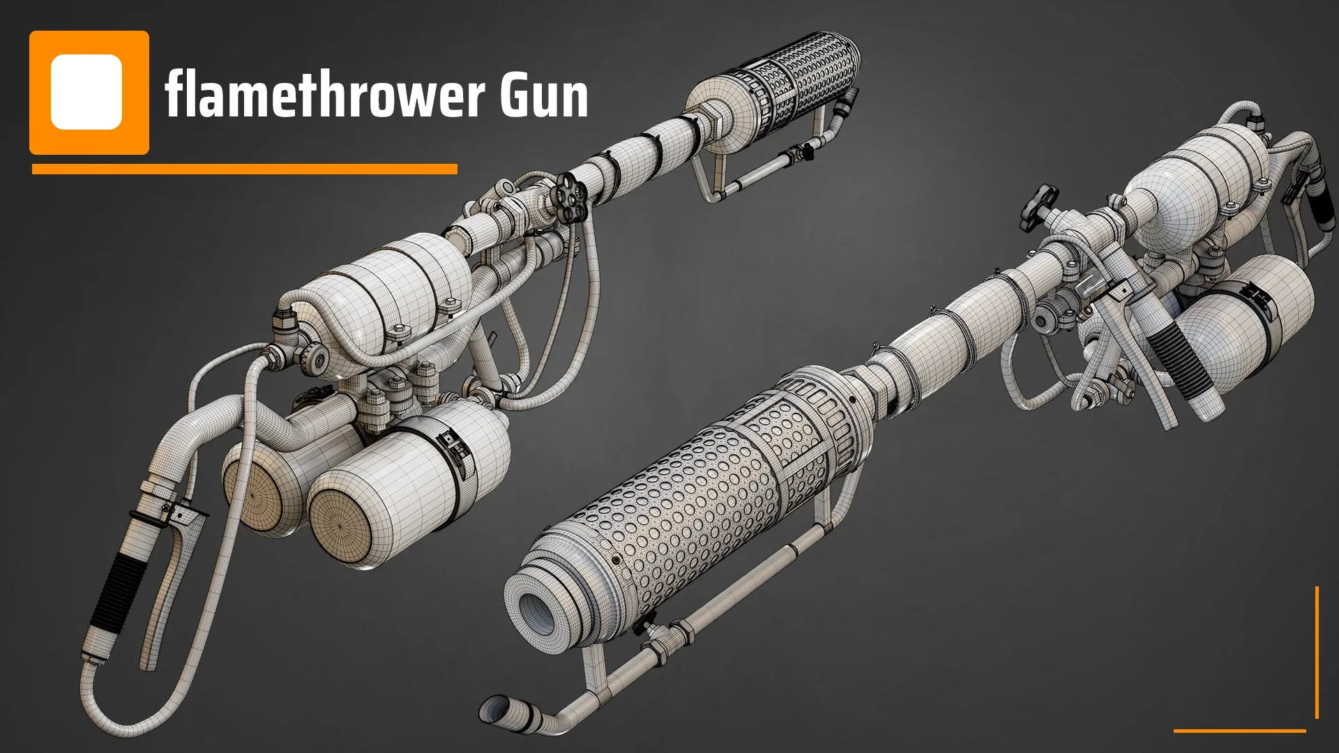 Flamethrower gun