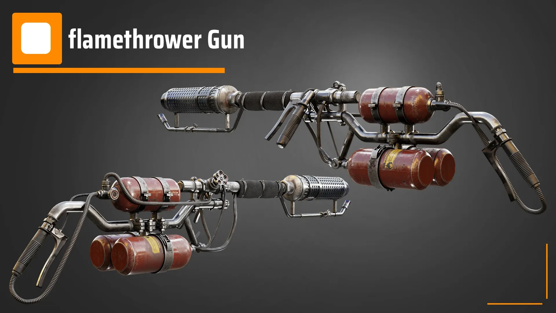 Flamethrower gun