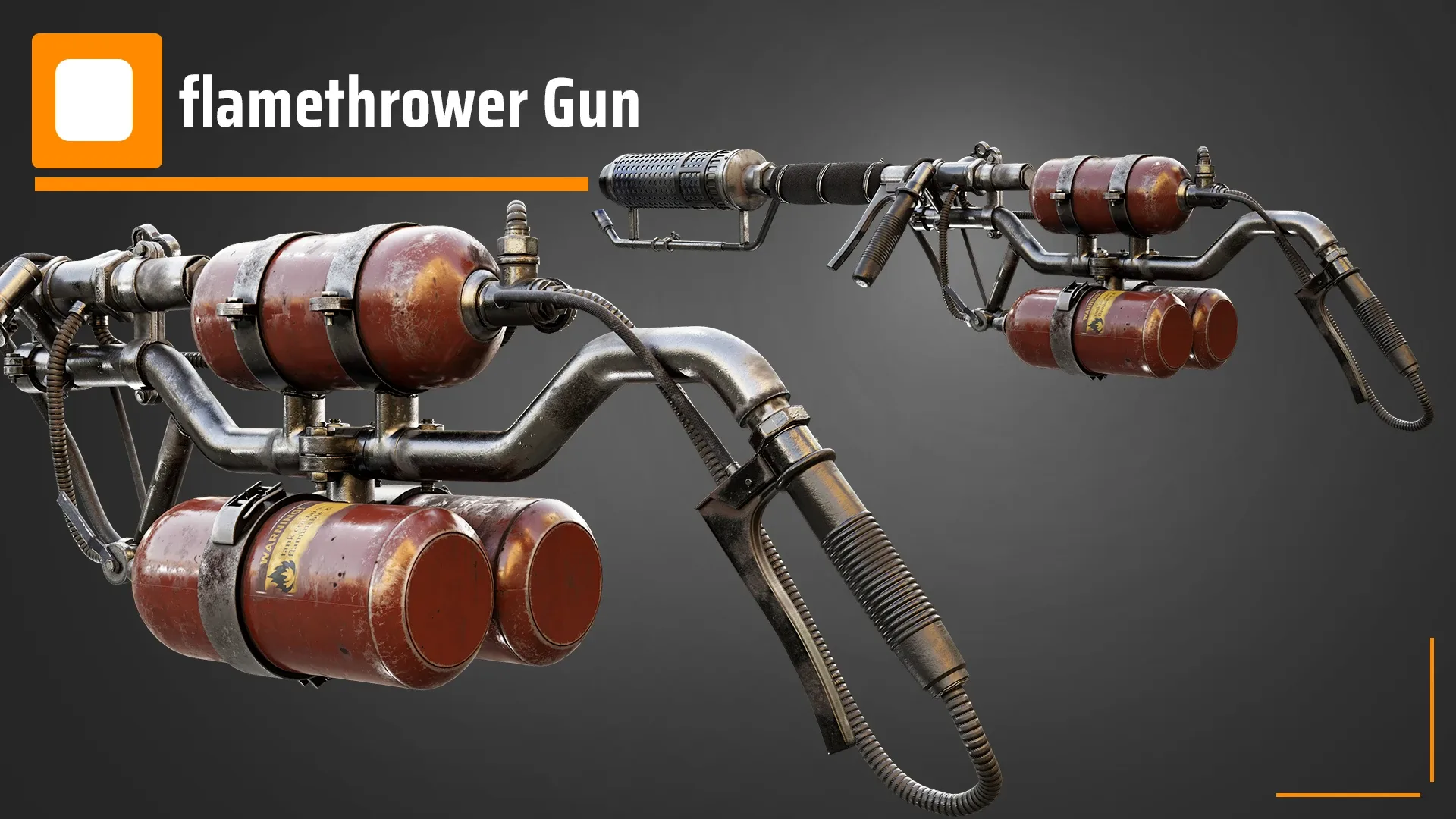 Flamethrower gun