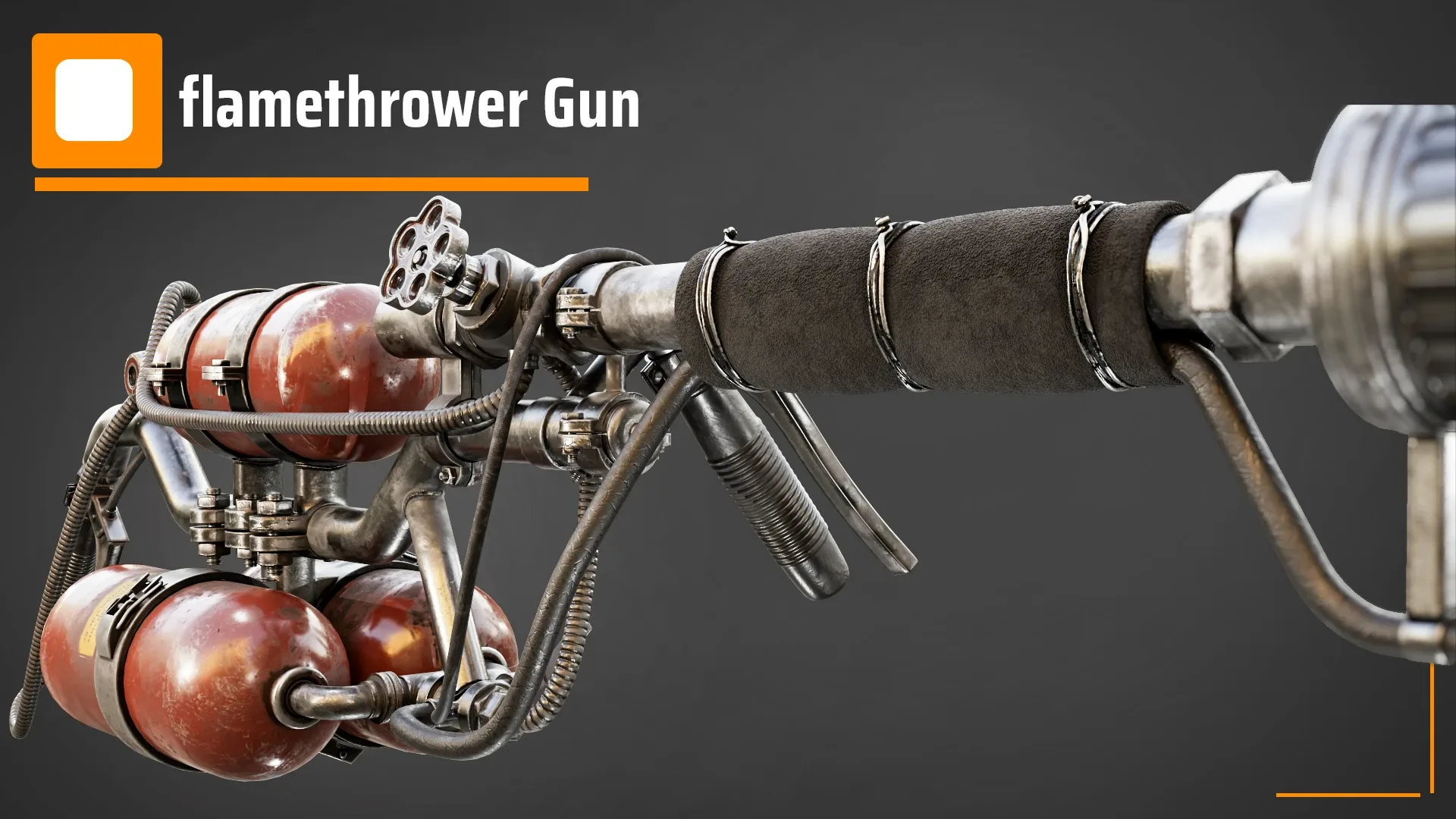 Flamethrower gun