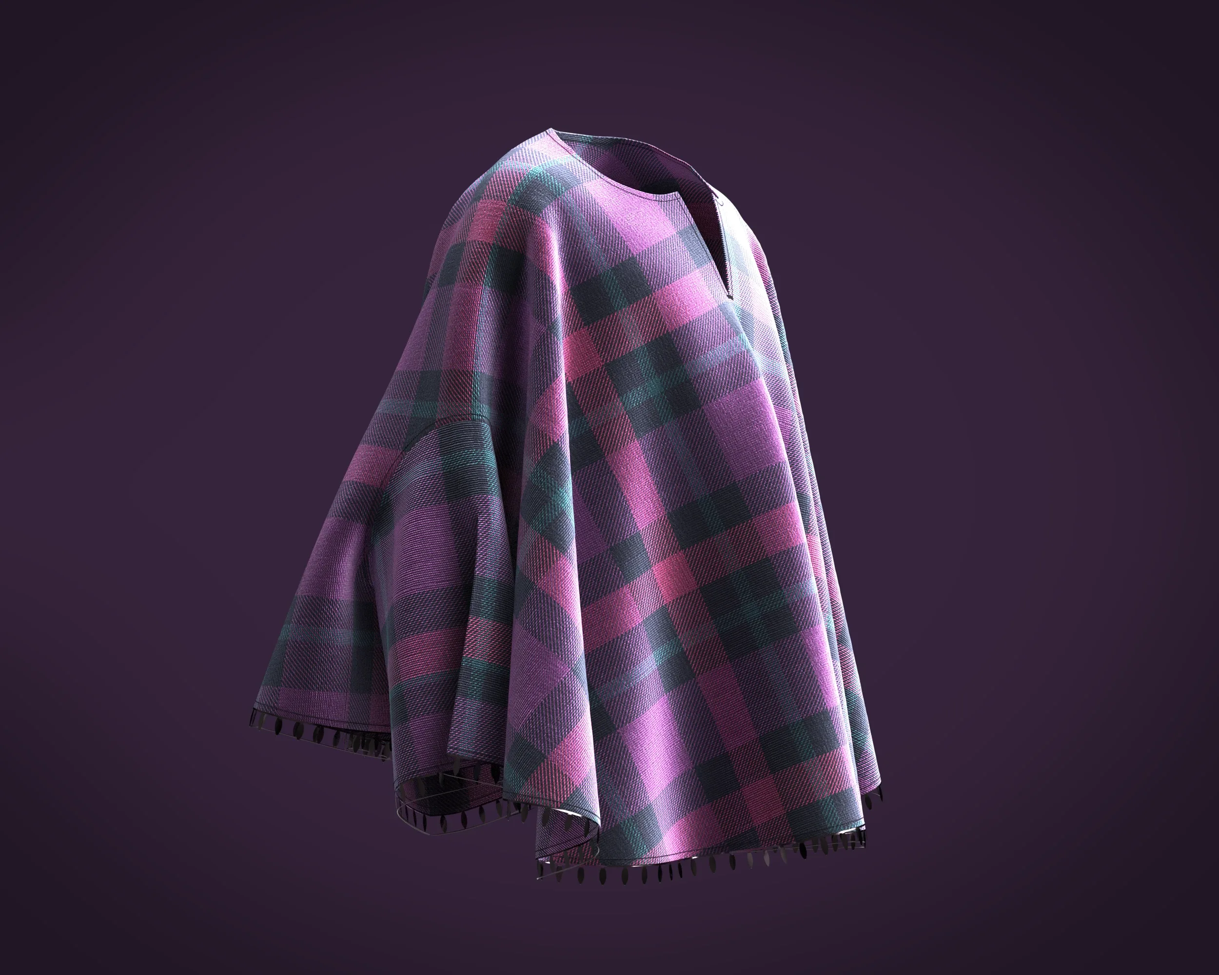 Kidswear-Blanket Pancho | Marvelous / Clo3d / obj / fbx