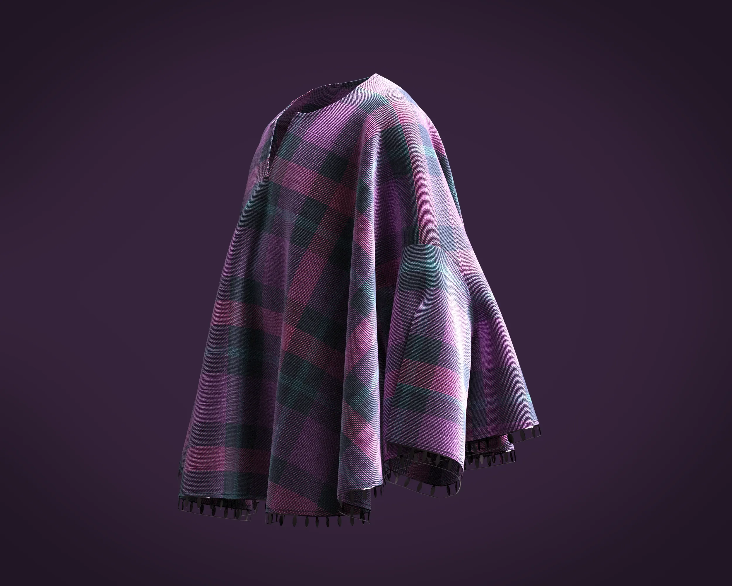 Kidswear-Blanket Pancho | Marvelous / Clo3d / obj / fbx