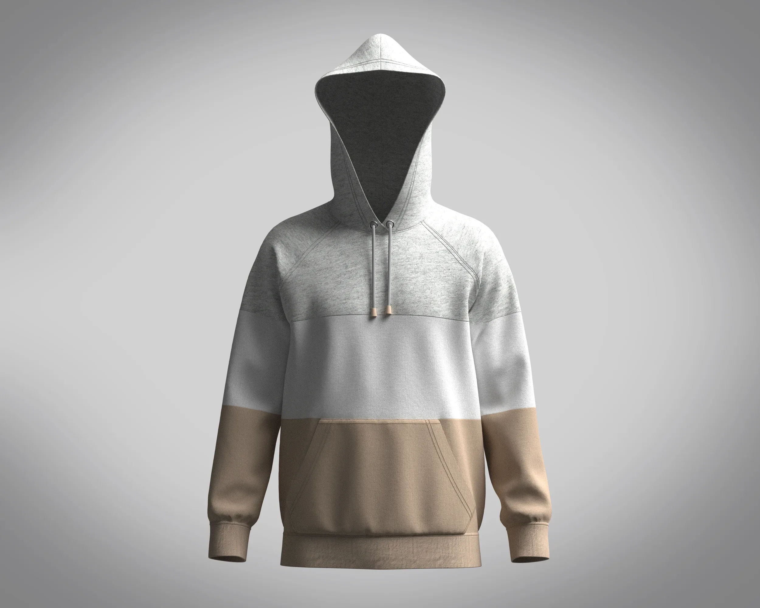 Hoodie-Melange | Marvelous / Clo3d / obj / fbx
