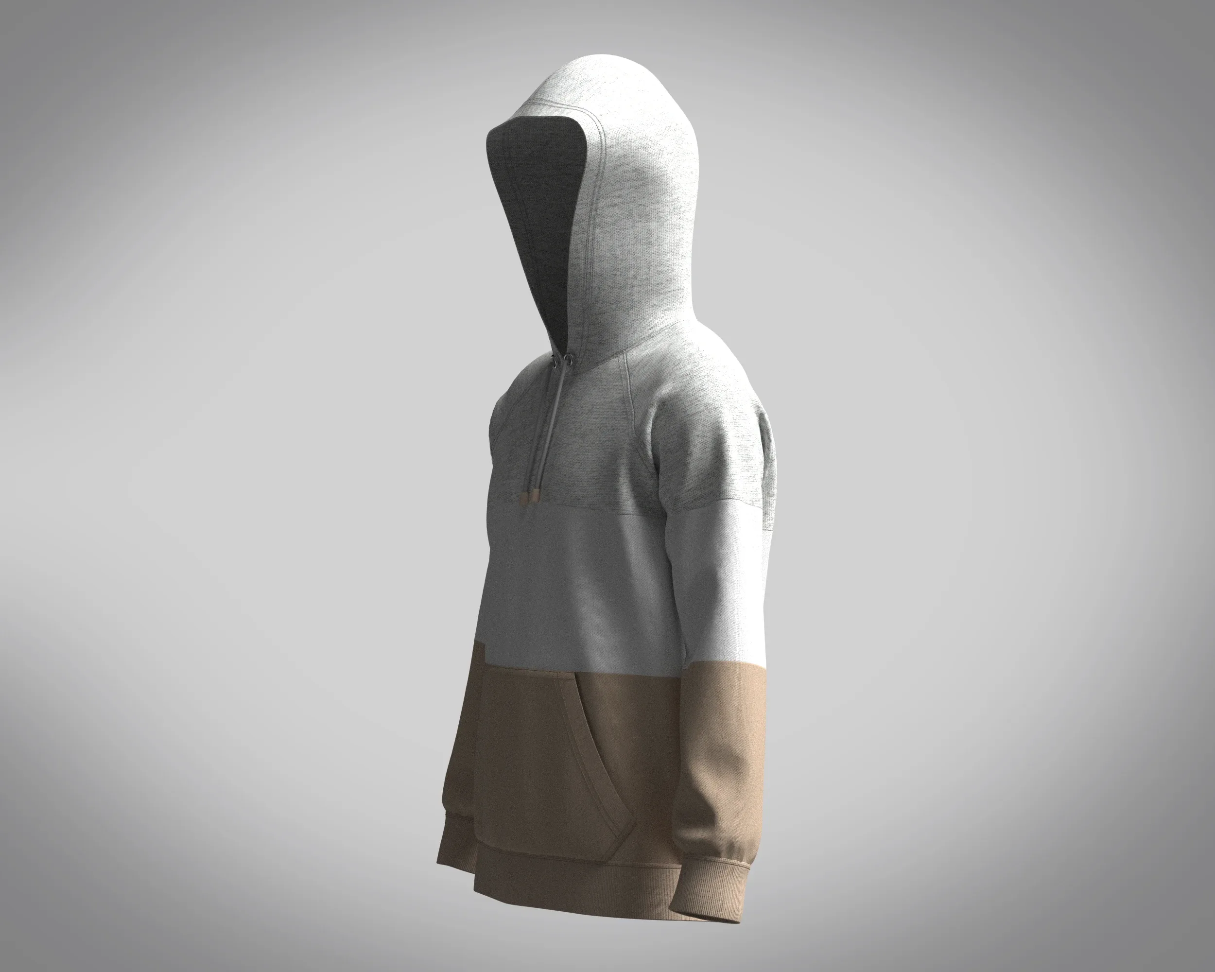 Hoodie-Melange | Marvelous / Clo3d / obj / fbx