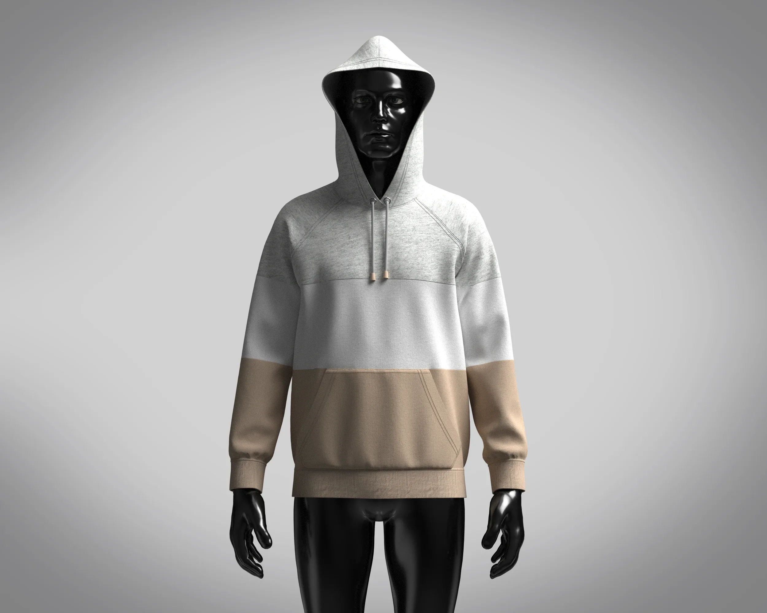 Hoodie-Melange | Marvelous / Clo3d / obj / fbx