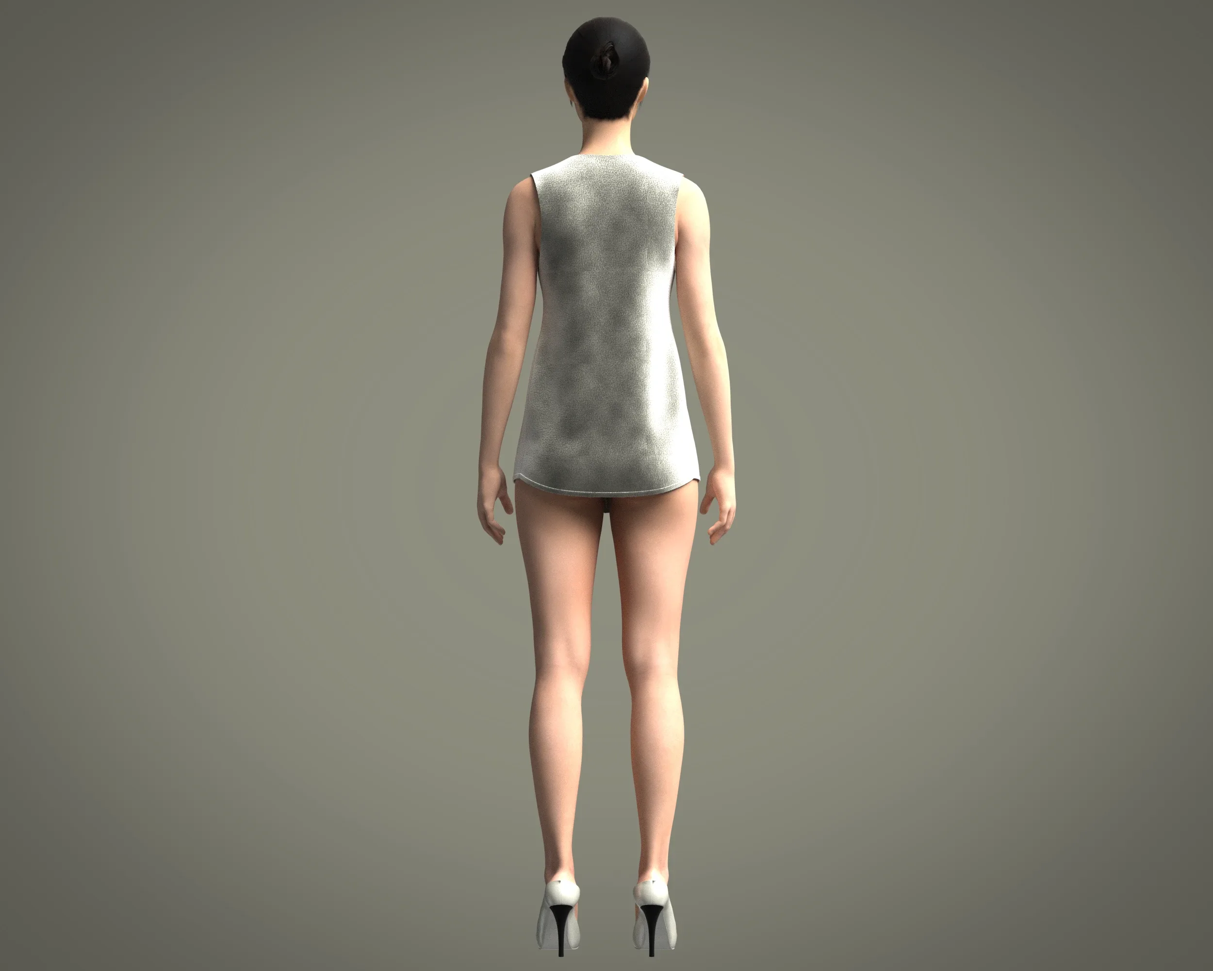 Girls Long Koti | Marvelous / Clo3d / obj / fbx