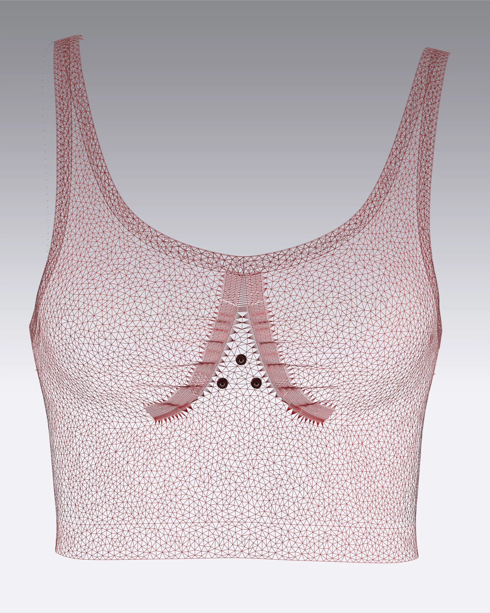 Girls Sports Bra-Tank Tops | Marvelous / Clo3d / obj / fbx