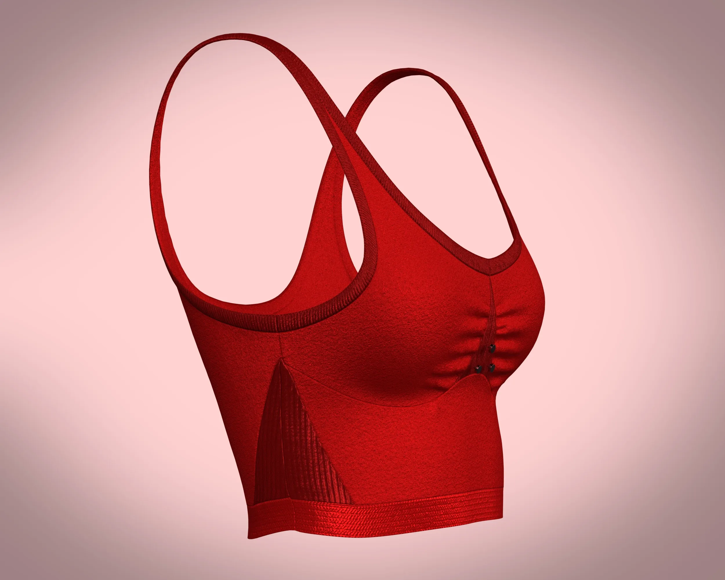 Girls Sports Bra-Tank Tops | Marvelous / Clo3d / obj / fbx