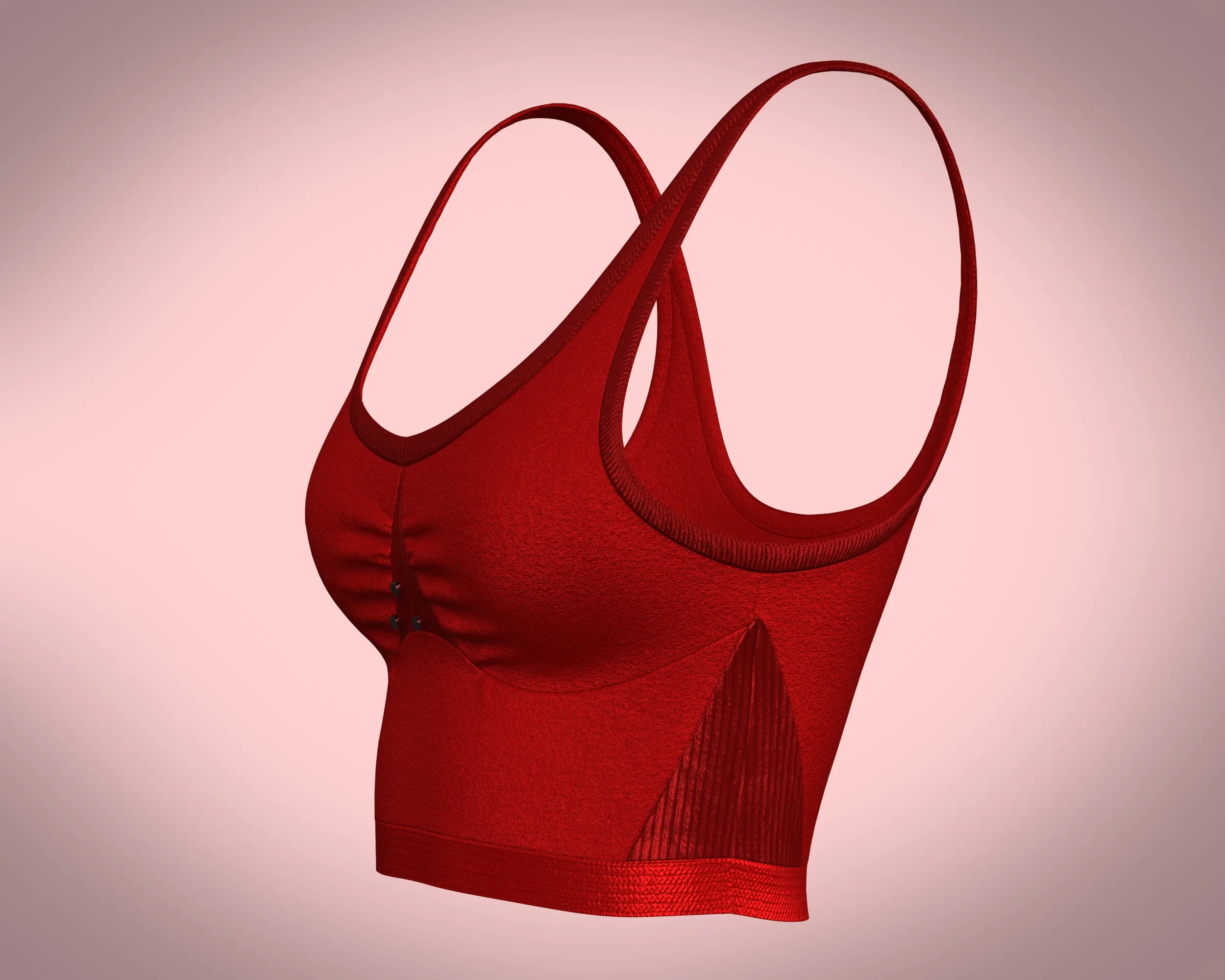 Girls Sports Bra-Tank Tops | Marvelous / Clo3d / obj / fbx