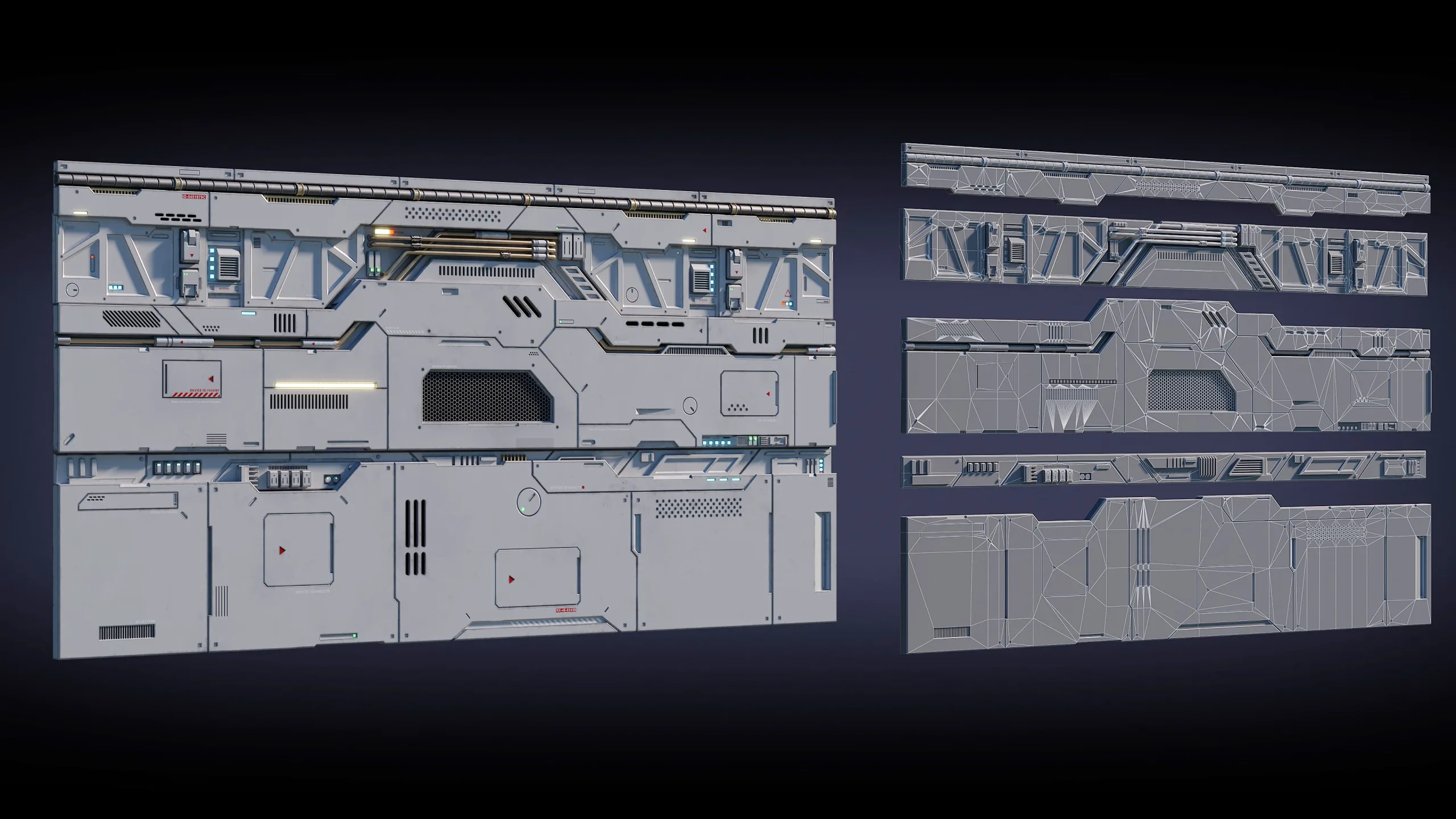 Sci-Fi Architecture Panels Kit - FlippedNormals