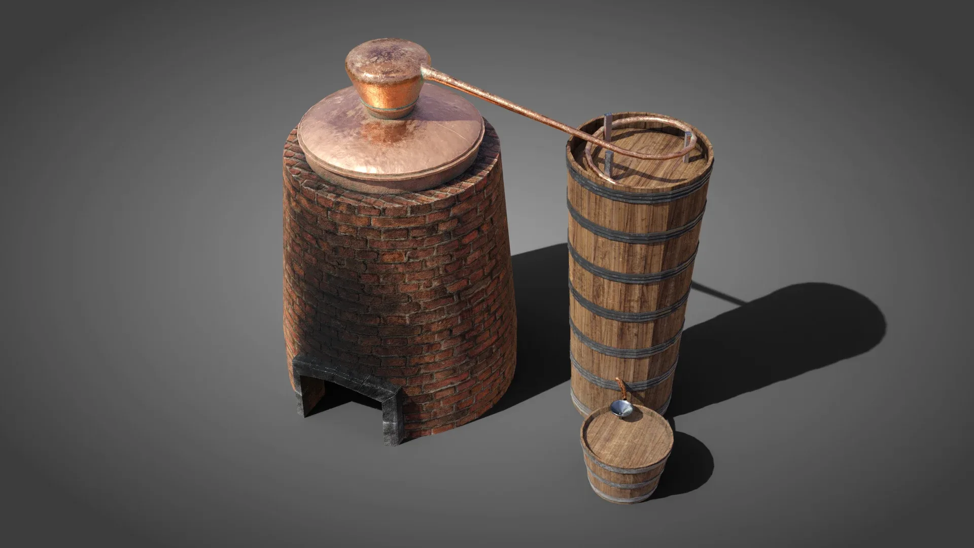 Medieval brewey props
