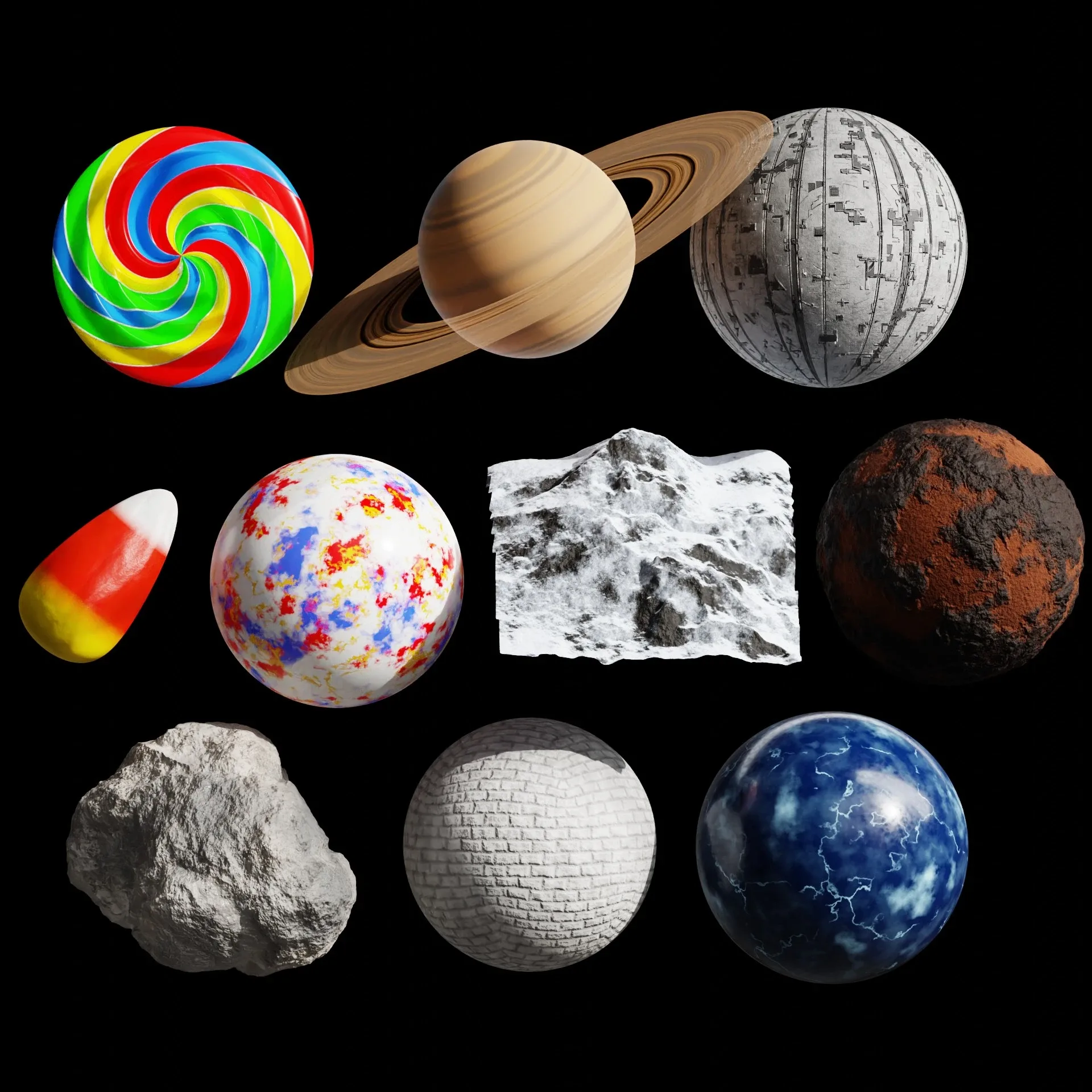 Blender Procedural Material Pack #16