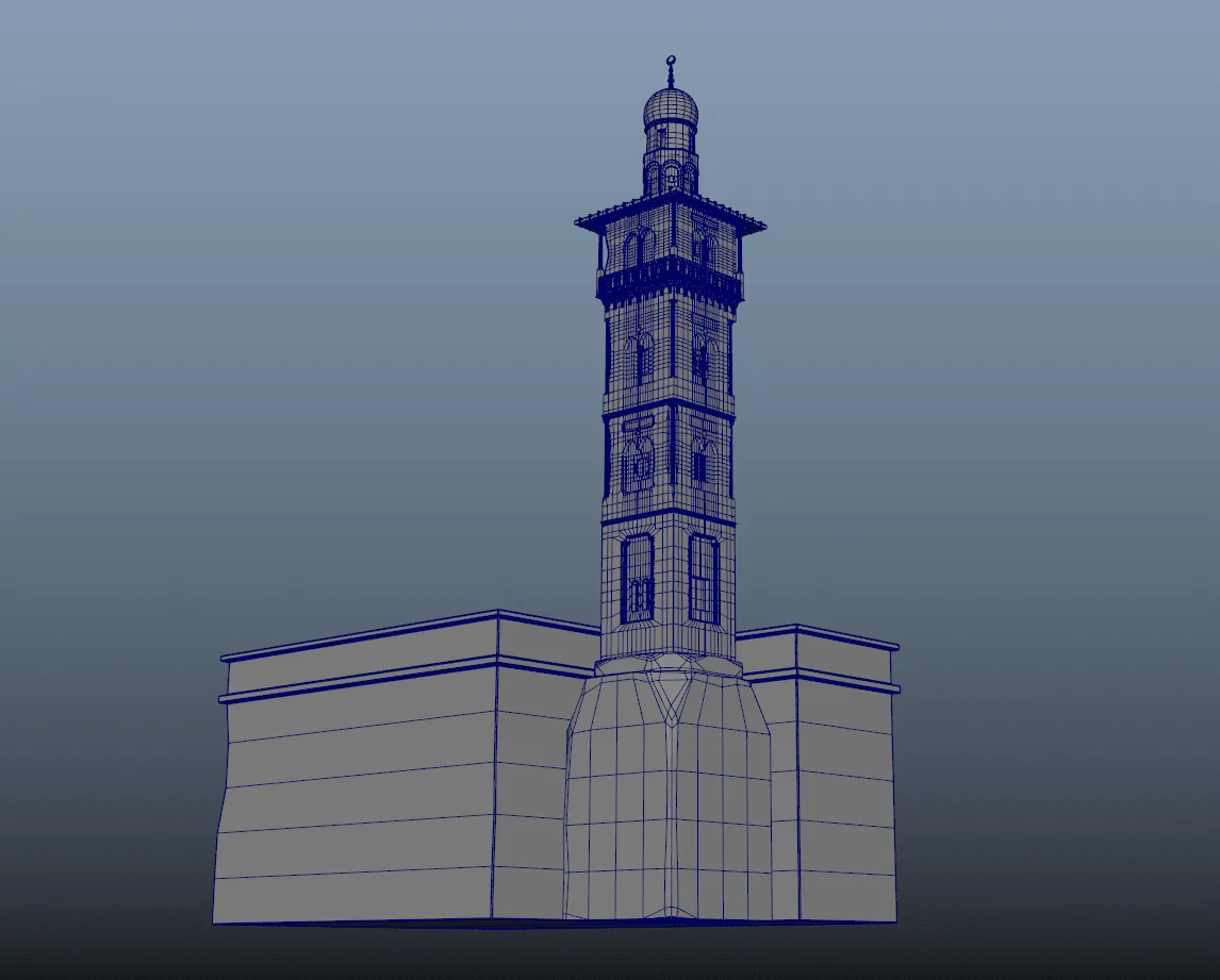 Minaret Ghawanmeh Alaqsa Mosque
