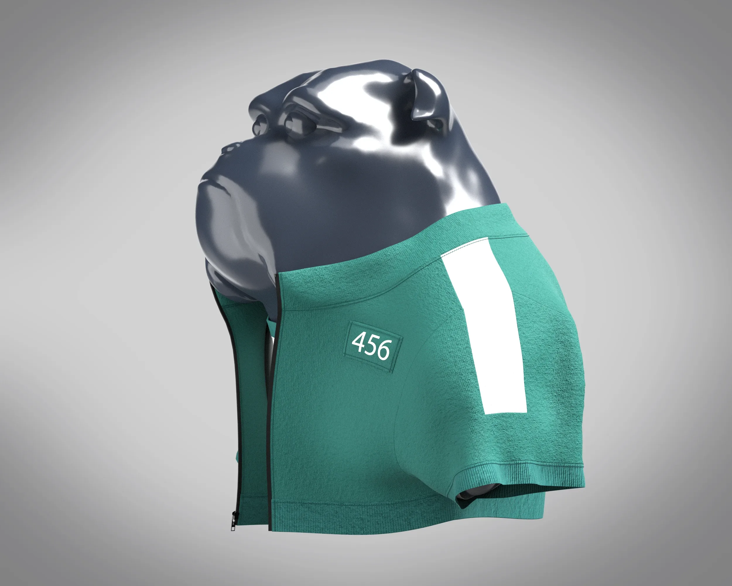 Bulldog-Squid Game Players Uniform 456 | Marvelous / Clo3d / obj / fbx