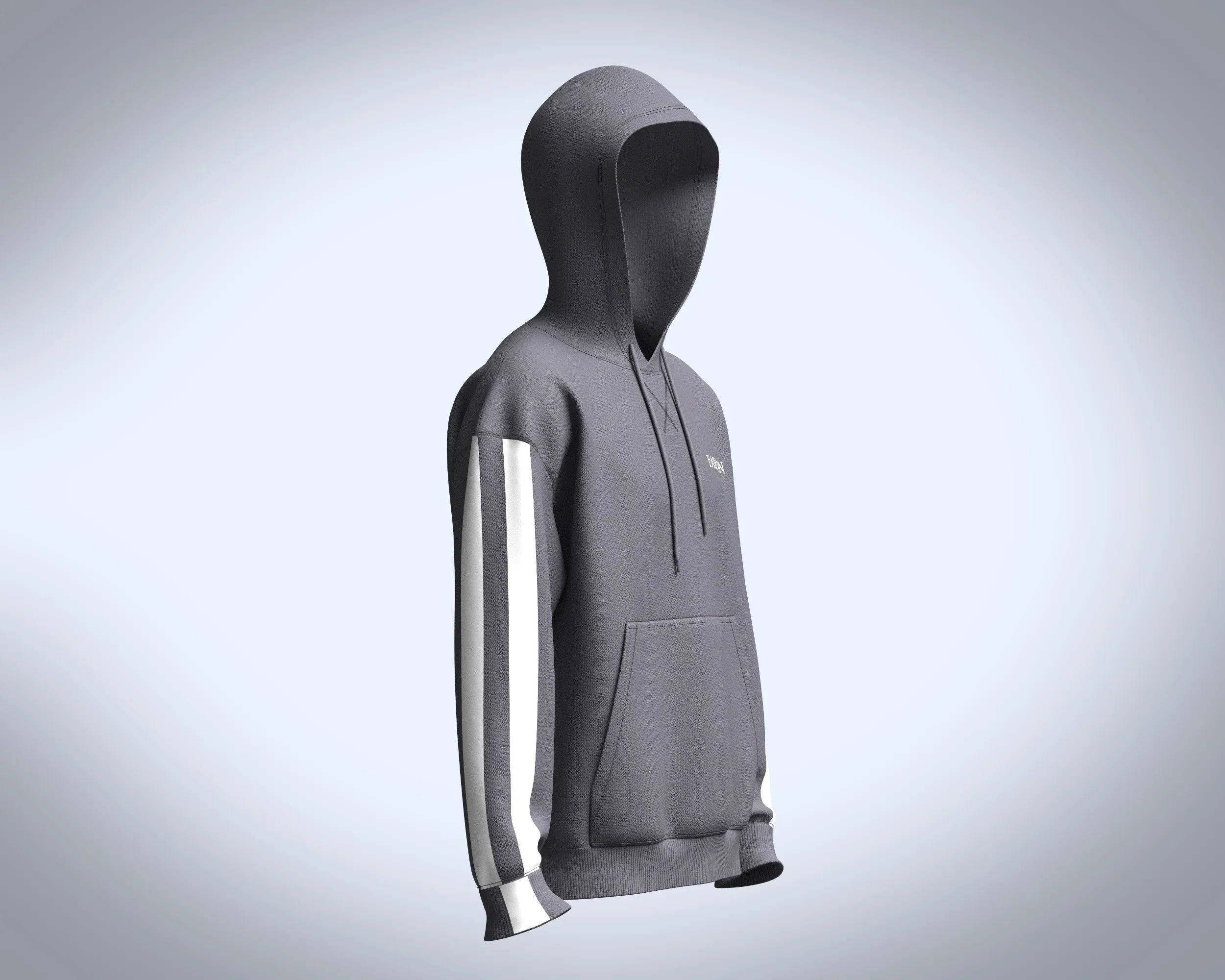 Men Fashion Hoodie | Marvelous / Clo3d / obj / fbx