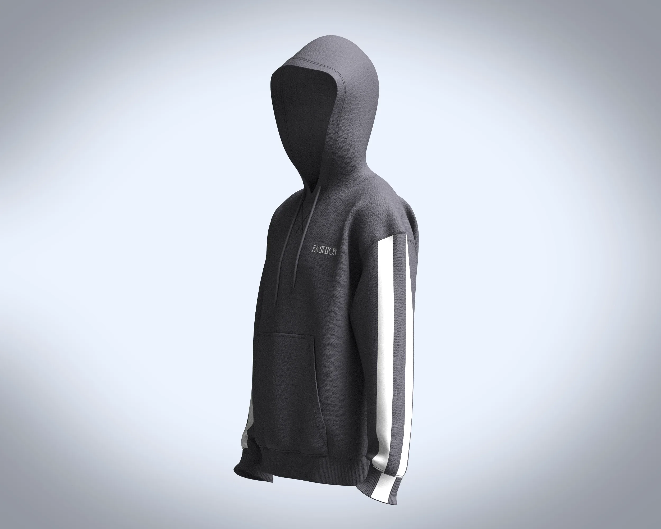 Men Fashion Hoodie | Marvelous / Clo3d / obj / fbx