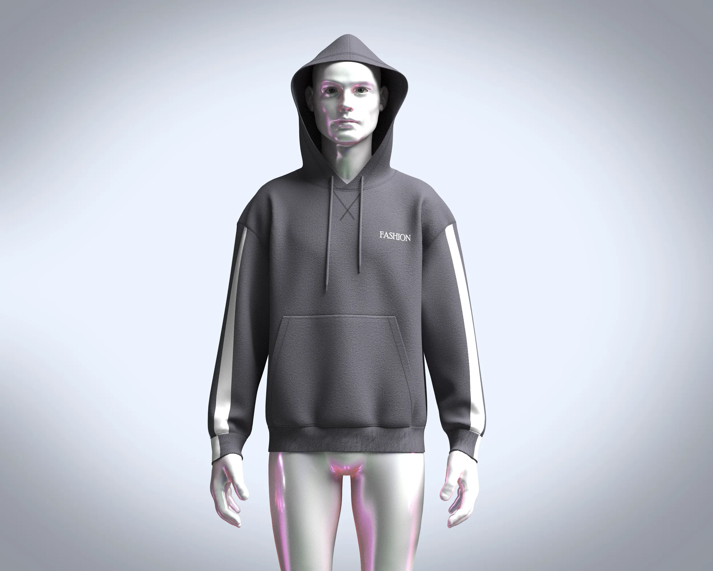 Men Fashion Hoodie | Marvelous / Clo3d / obj / fbx