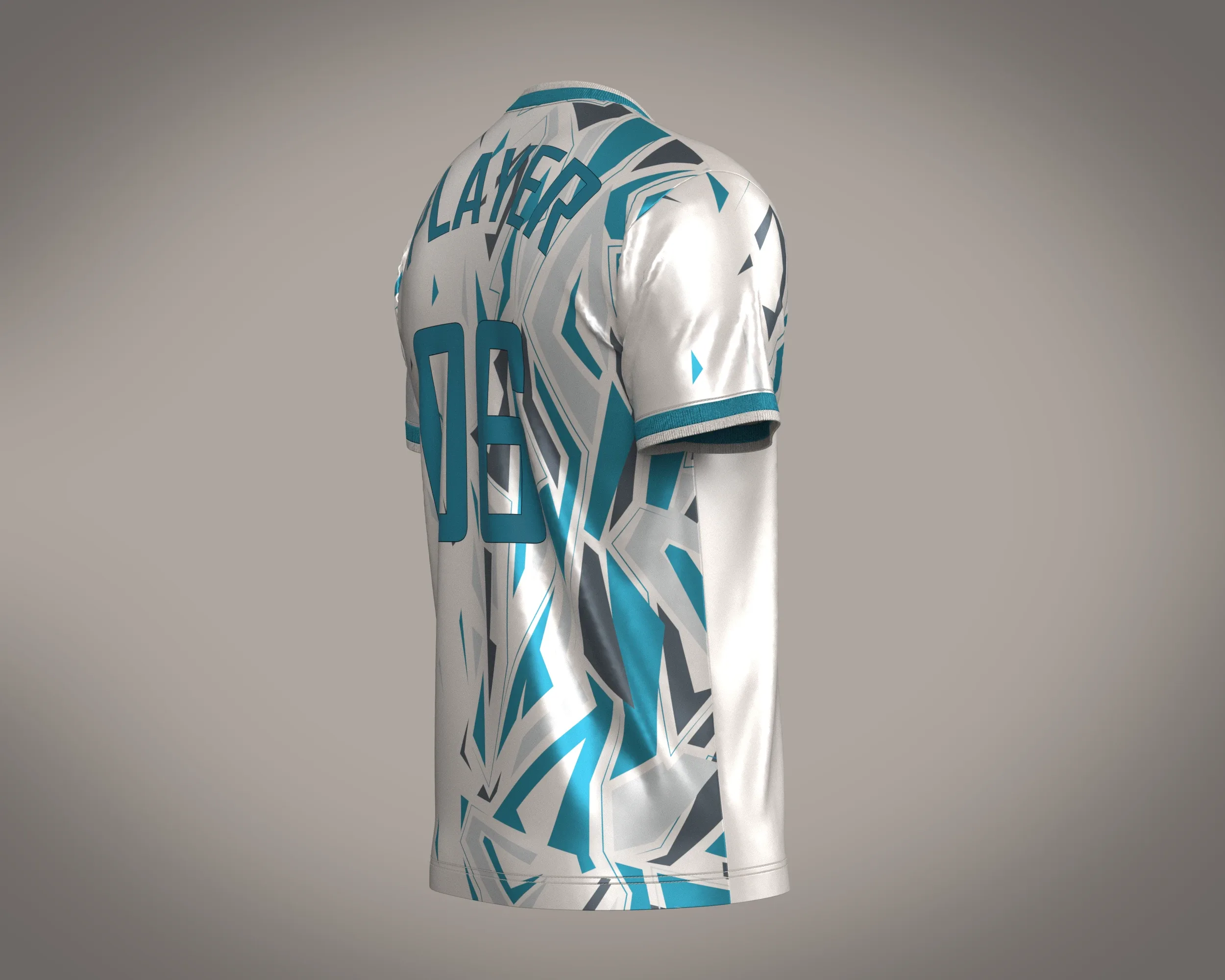 Soccer Advanced jersey Player-06 | Marvelous / Clo3d / obj / fbx