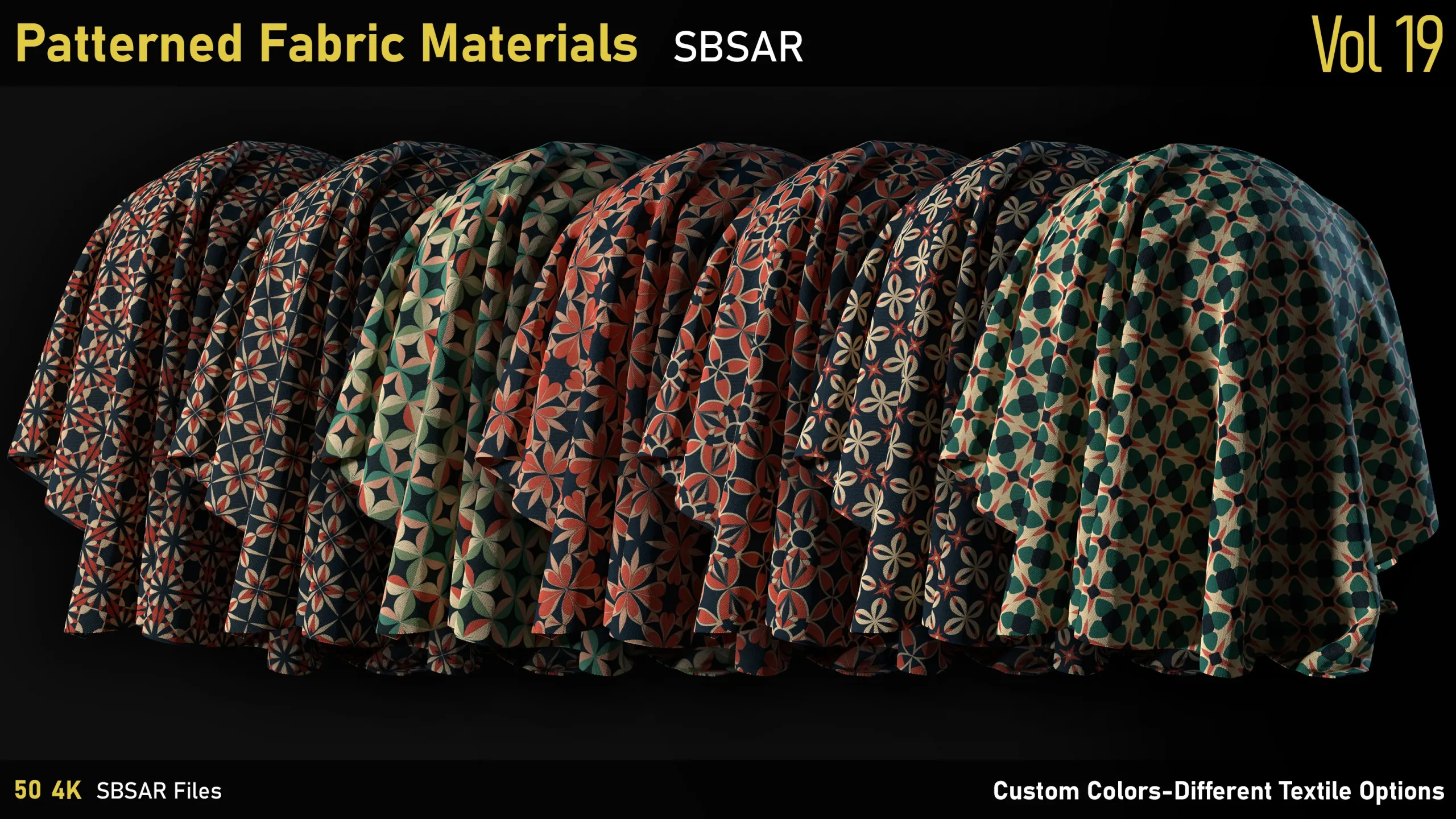 Patterned Fabric Material-Vol19-SBSAR