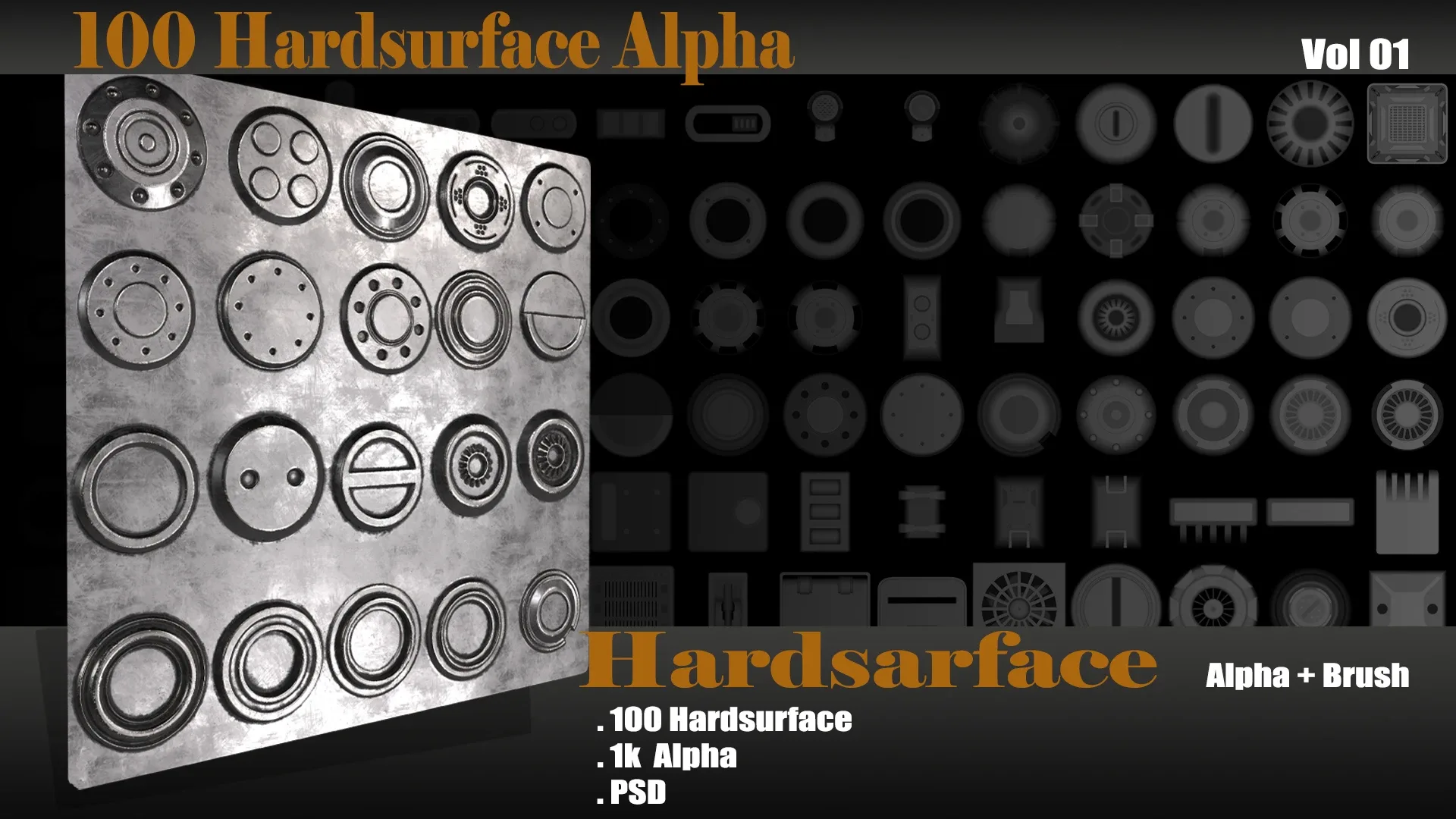 100 Hardsurface Alpha