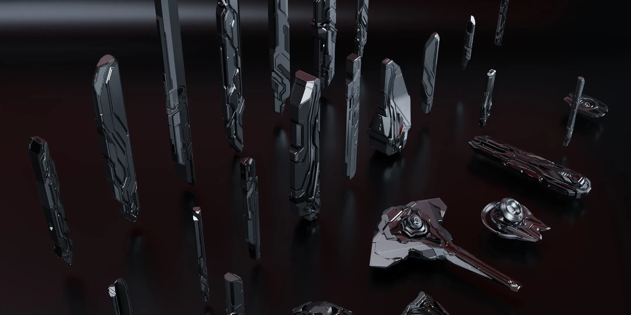 Epic Sci-Fi - Hard Surface Sci Fi Buildings And Environment Assets Blender 3D Kitbash Pack