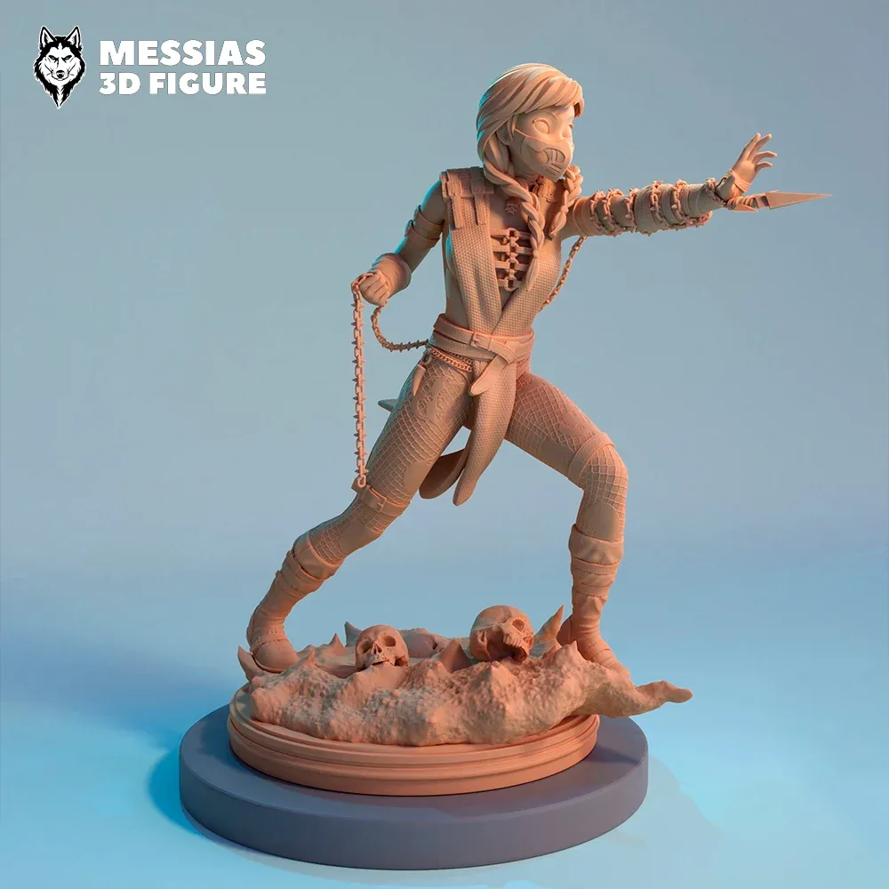 Anna Scorpion Figure 3D Print Model