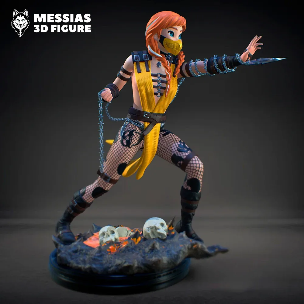 Anna Scorpion Figure 3D Print Model