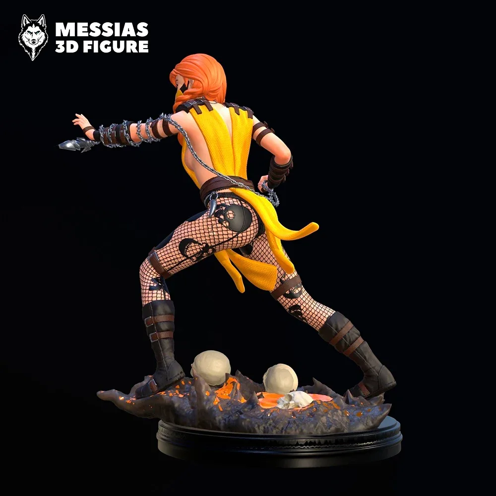 Anna Scorpion Figure 3D Print Model