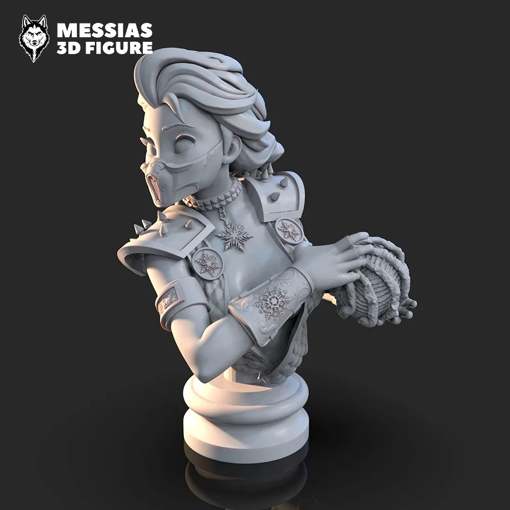 Bust Elsa  Figure 3D Print Model