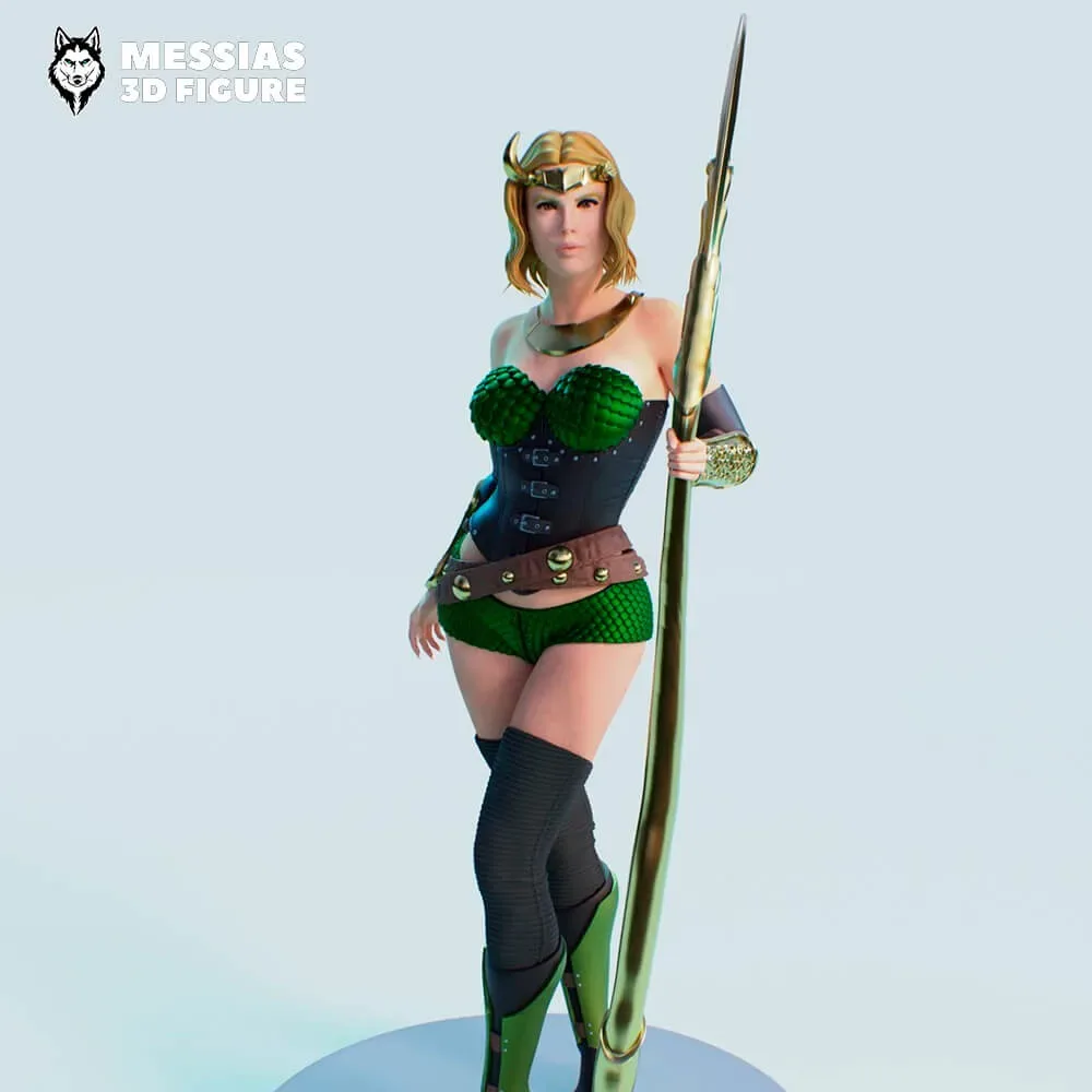 Lady Loki Versions Figure 3D Print Model