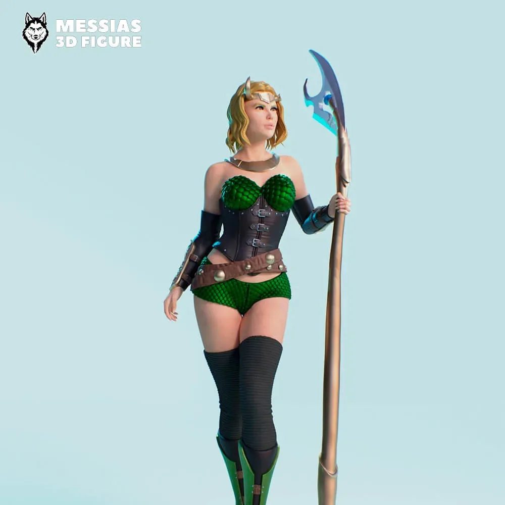 Lady Loki Versions Figure 3D Print Model