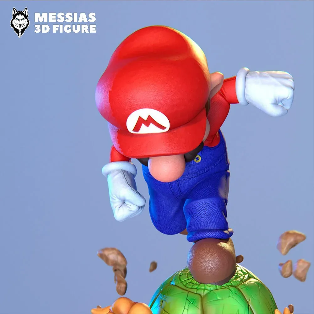 Super Mario Figure 3D Print Model