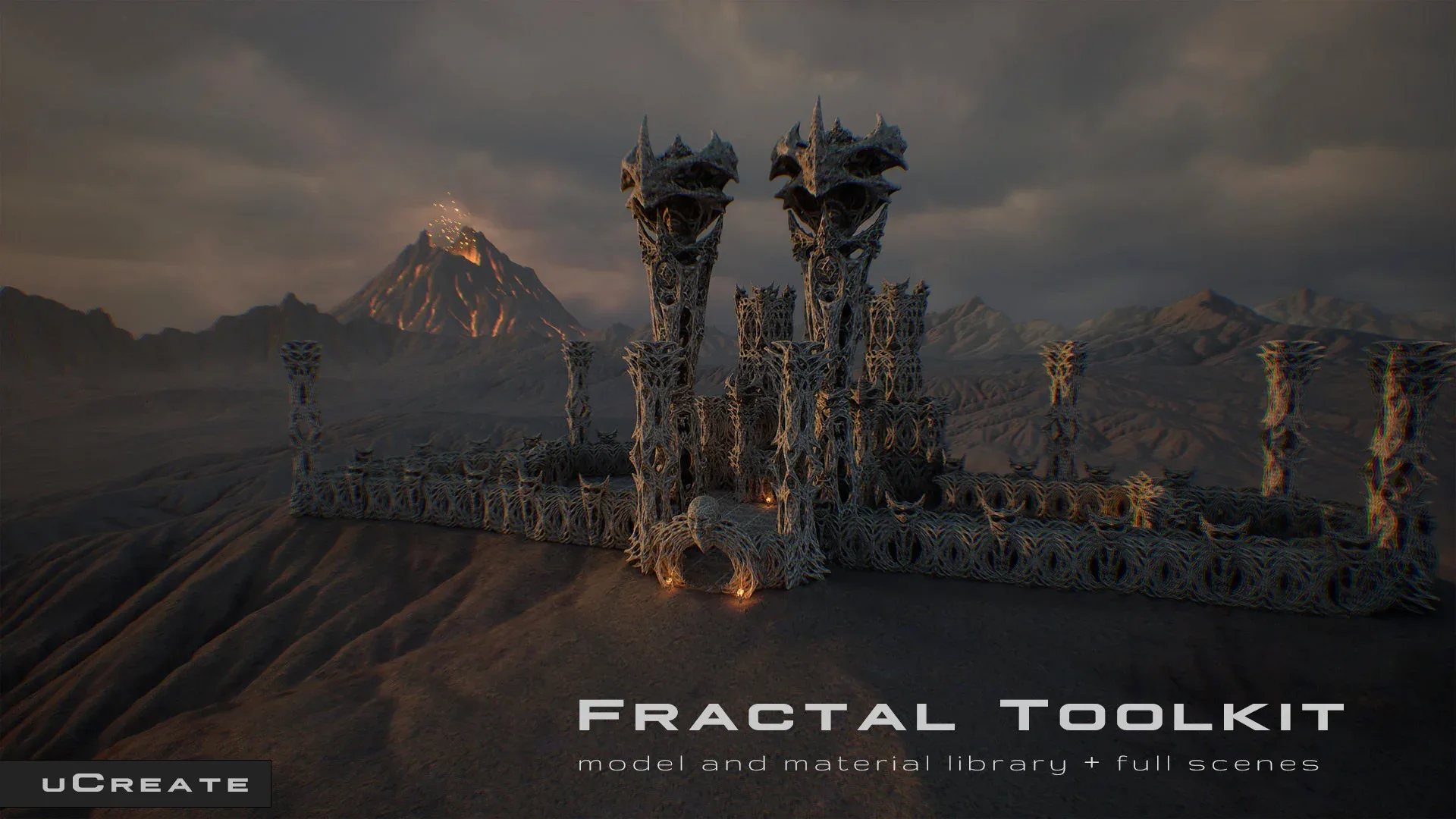 UCreate - Fractal Toolkit: Model and Material library