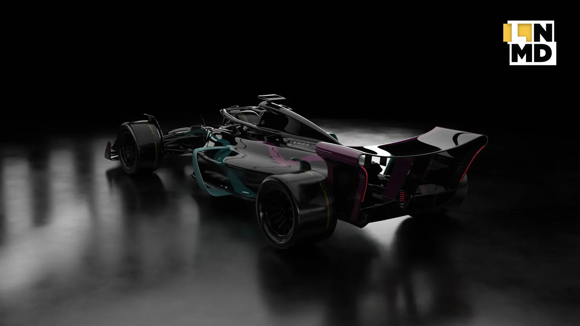 Low Poly and Mid Poly Formula 1 Generic Racing Car 01