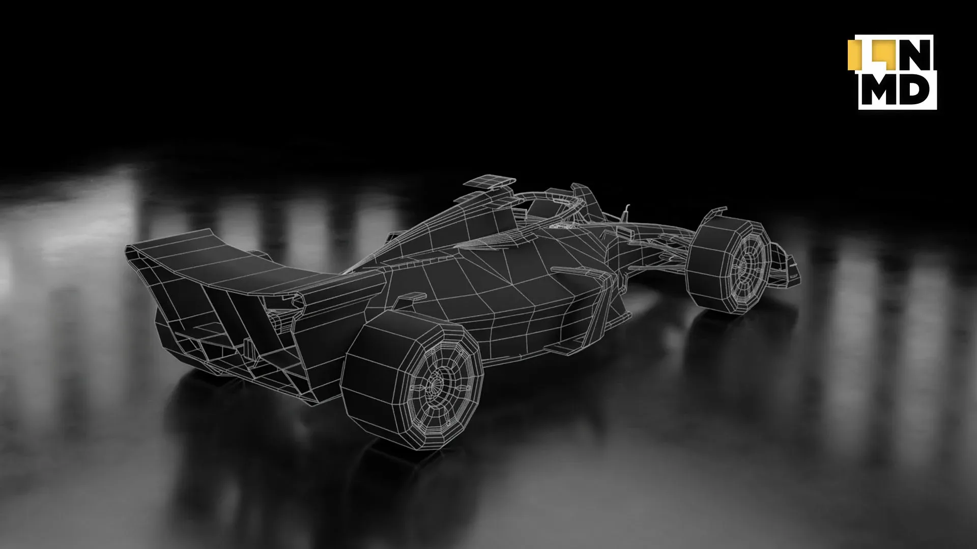 Low Poly and Mid Poly Formula 1 Generic Racing Car 01