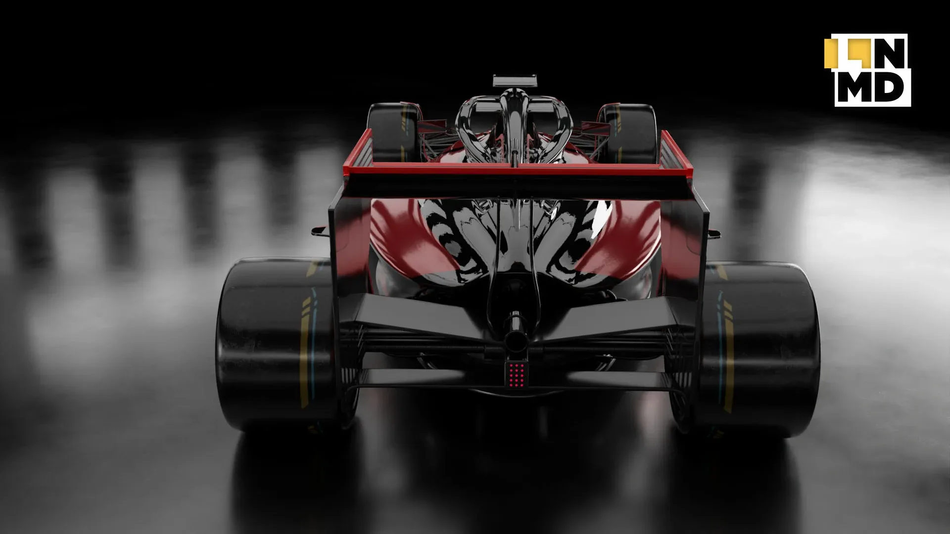 Low Poly and Mid Poly Formula 1 Generic Racing Car 02