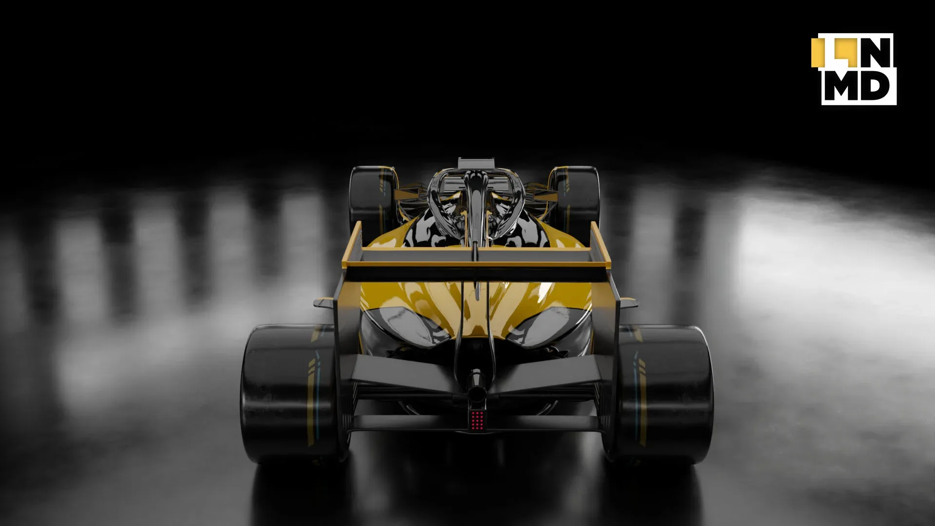 Low Poly and Mid Poly Formula 1 Generic Racing Car 02