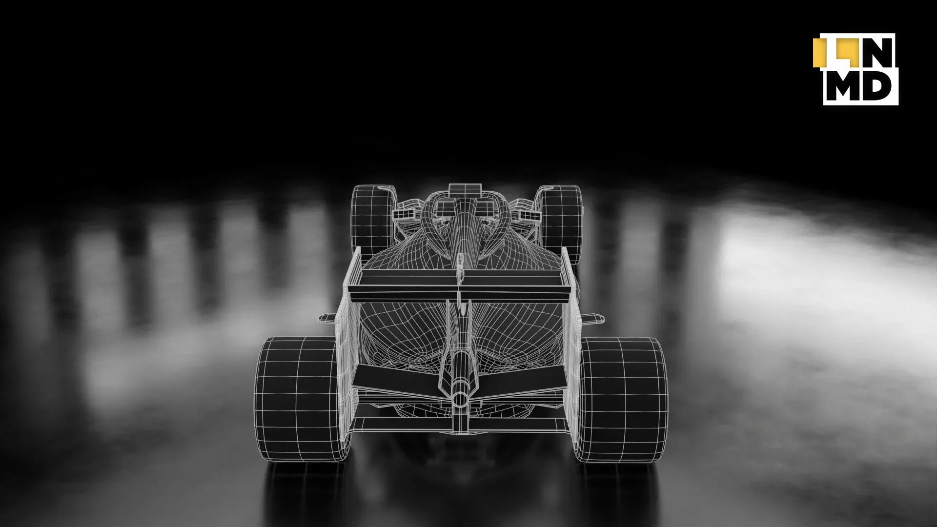 Low Poly and Mid Poly Formula 1 Generic Racing Car 02