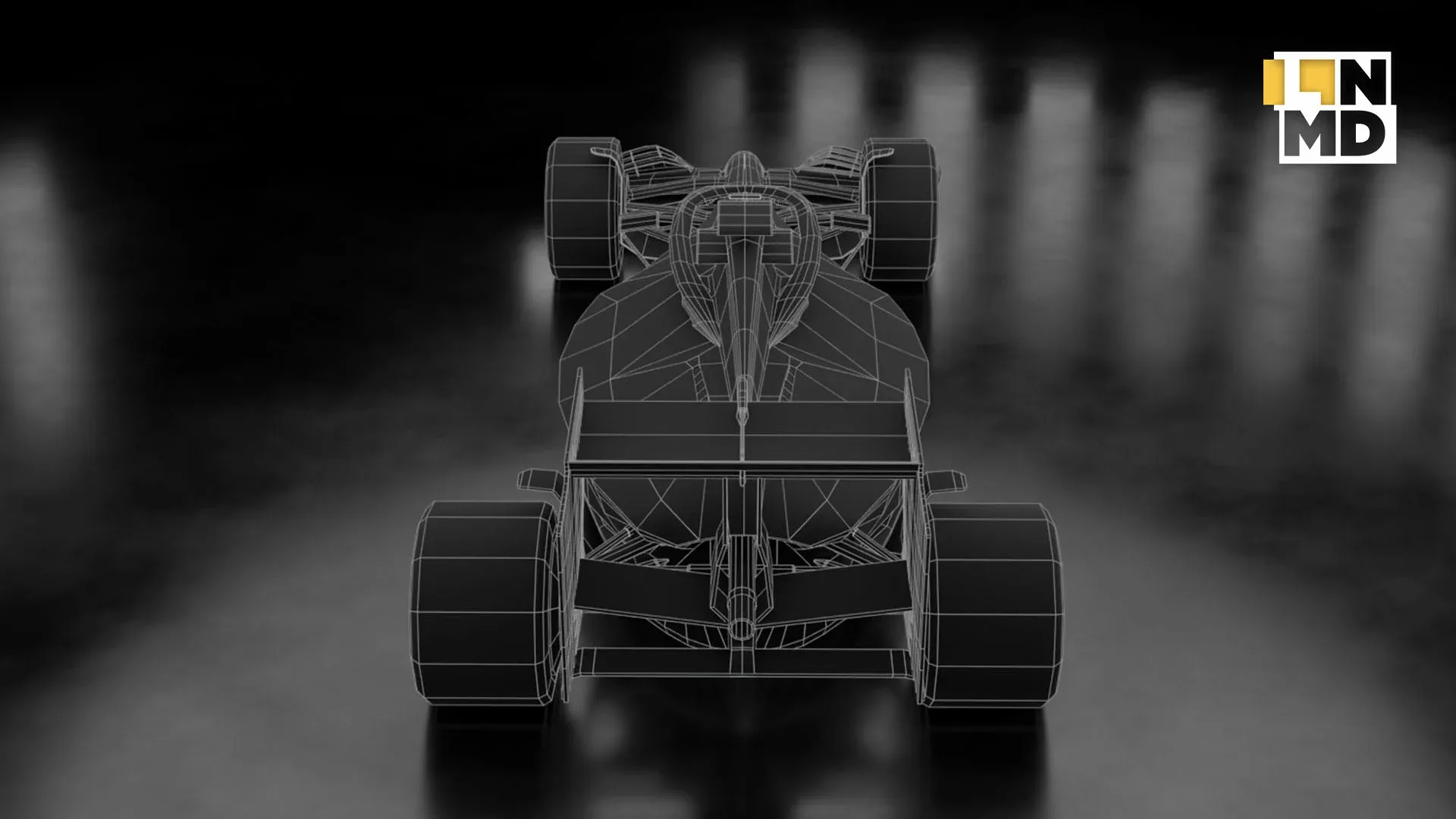 Low Poly and Mid Poly Formula 1 Generic Racing Car 02