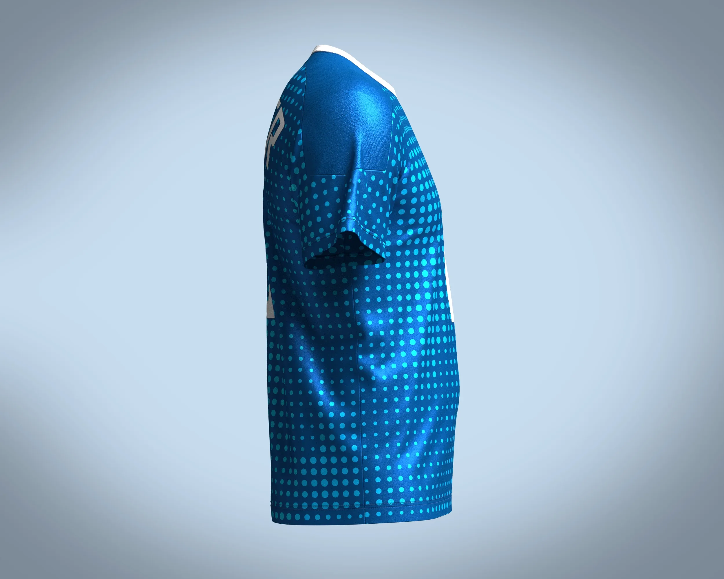 Soccer Blue Jersey Player-10| Marvelous / Clo3d / obj / fbx