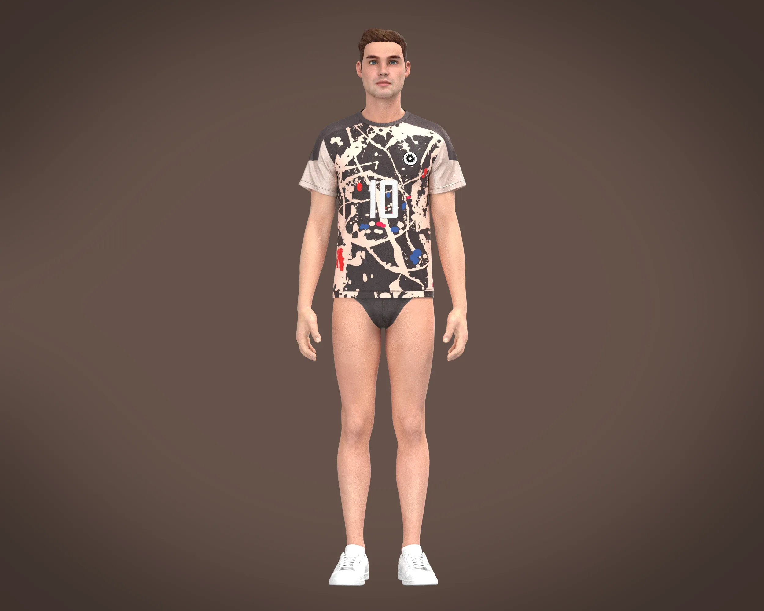 Soccer Jersey Player-10 V2 | Marvelous / Clo3d / obj / fbx