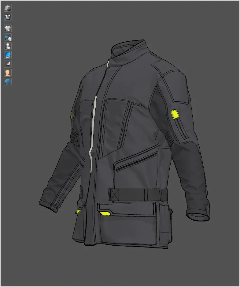 The Jacket 07 - 97 Marvelous Designer and Clo3D