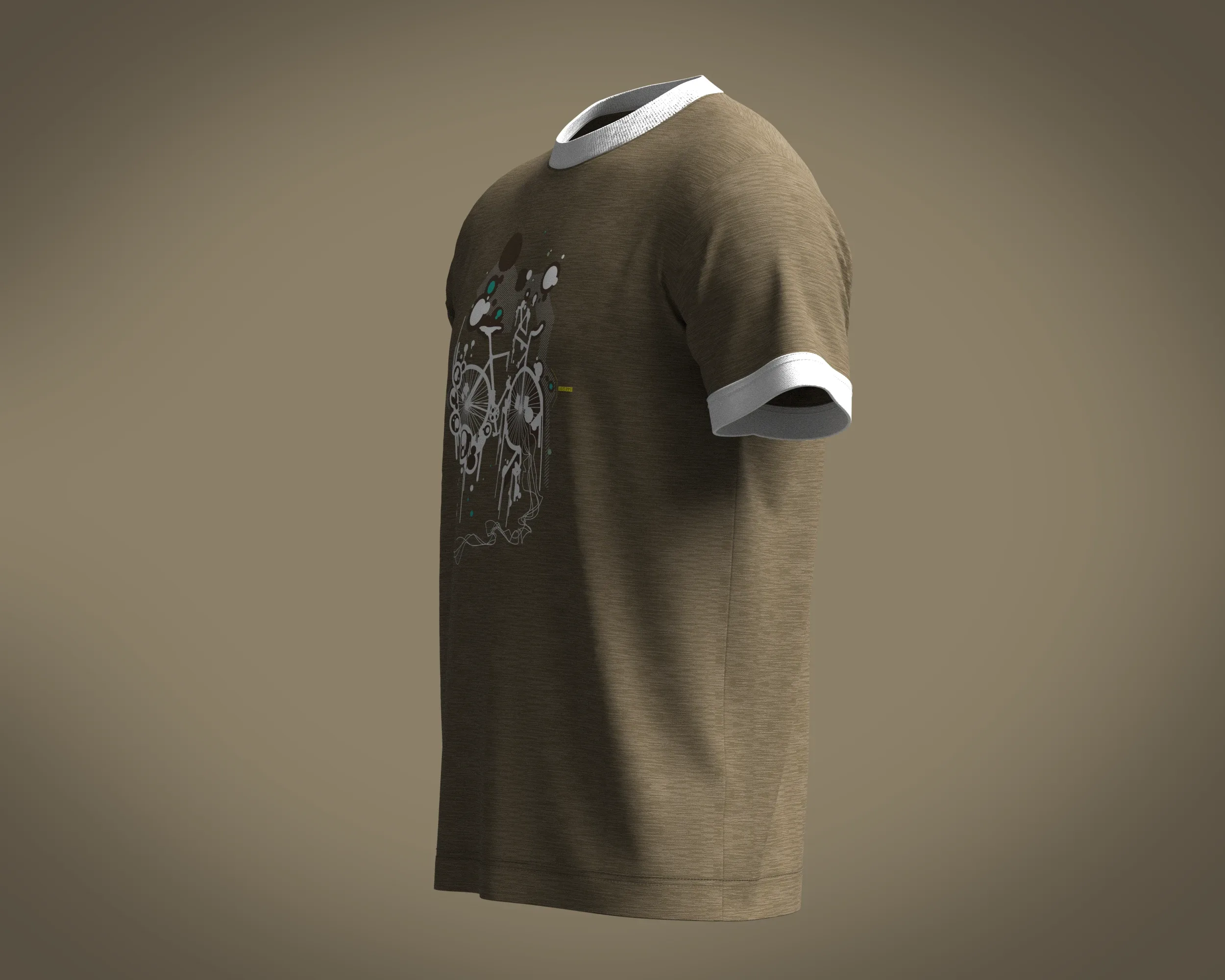 Tshirt - Print | Marvelous / Clo3d / obj / fbx