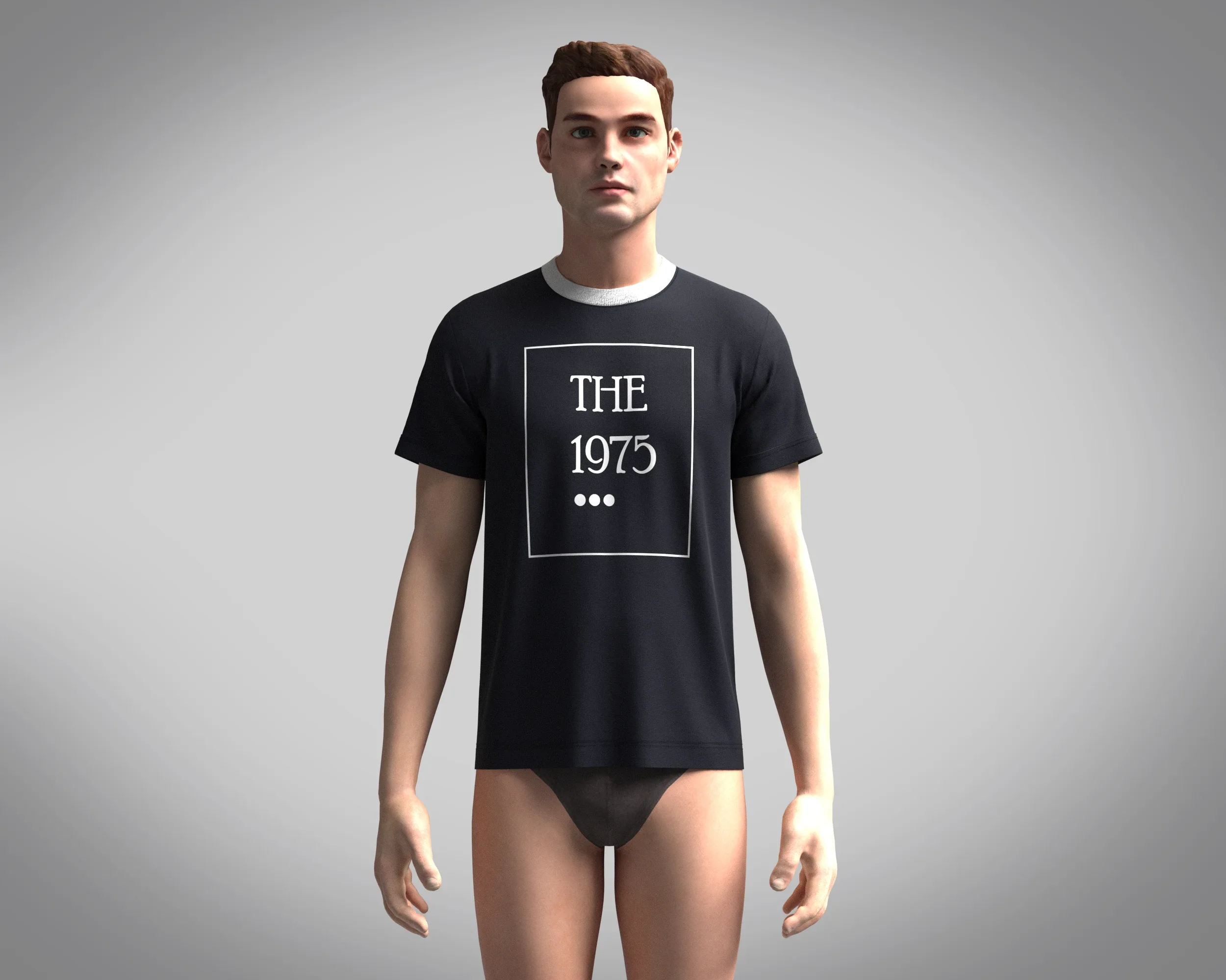 T-Shirt - The 1975 | Marvelous / Clo3d / obj / fbx